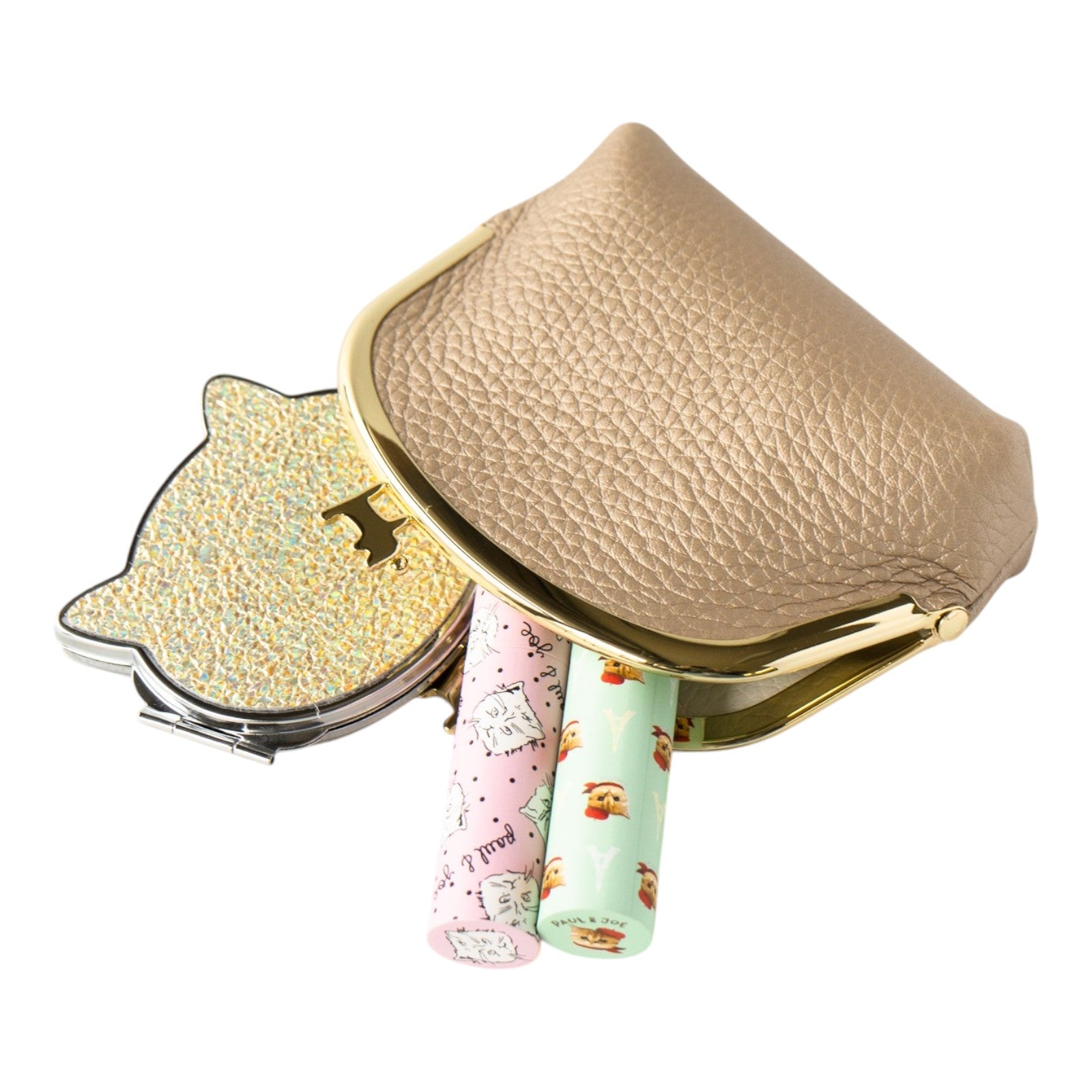 Nyamaguchi Pouch Taurillon Clemence / Champagne Gold