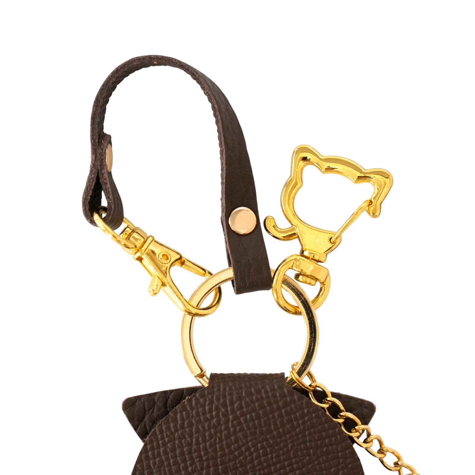 【1/30(金)〜2/14(土) 期間限定バレンタインSET 】3WAYバッグ PAW (パウ) キュイール・マッシュ / チョコ + ころにゃんチャーム ハート付き SET