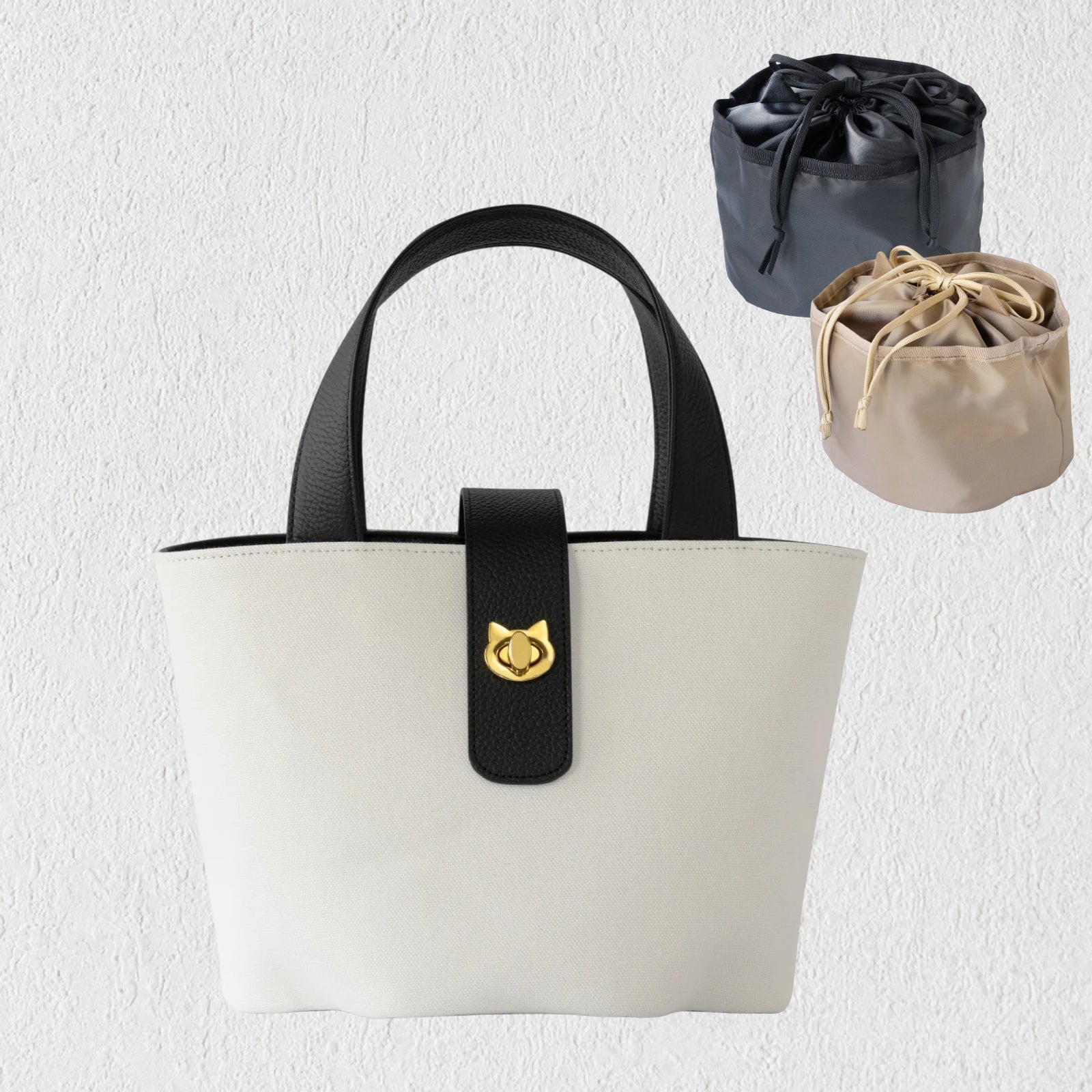 Bucket Bag - PAW Toile / Black