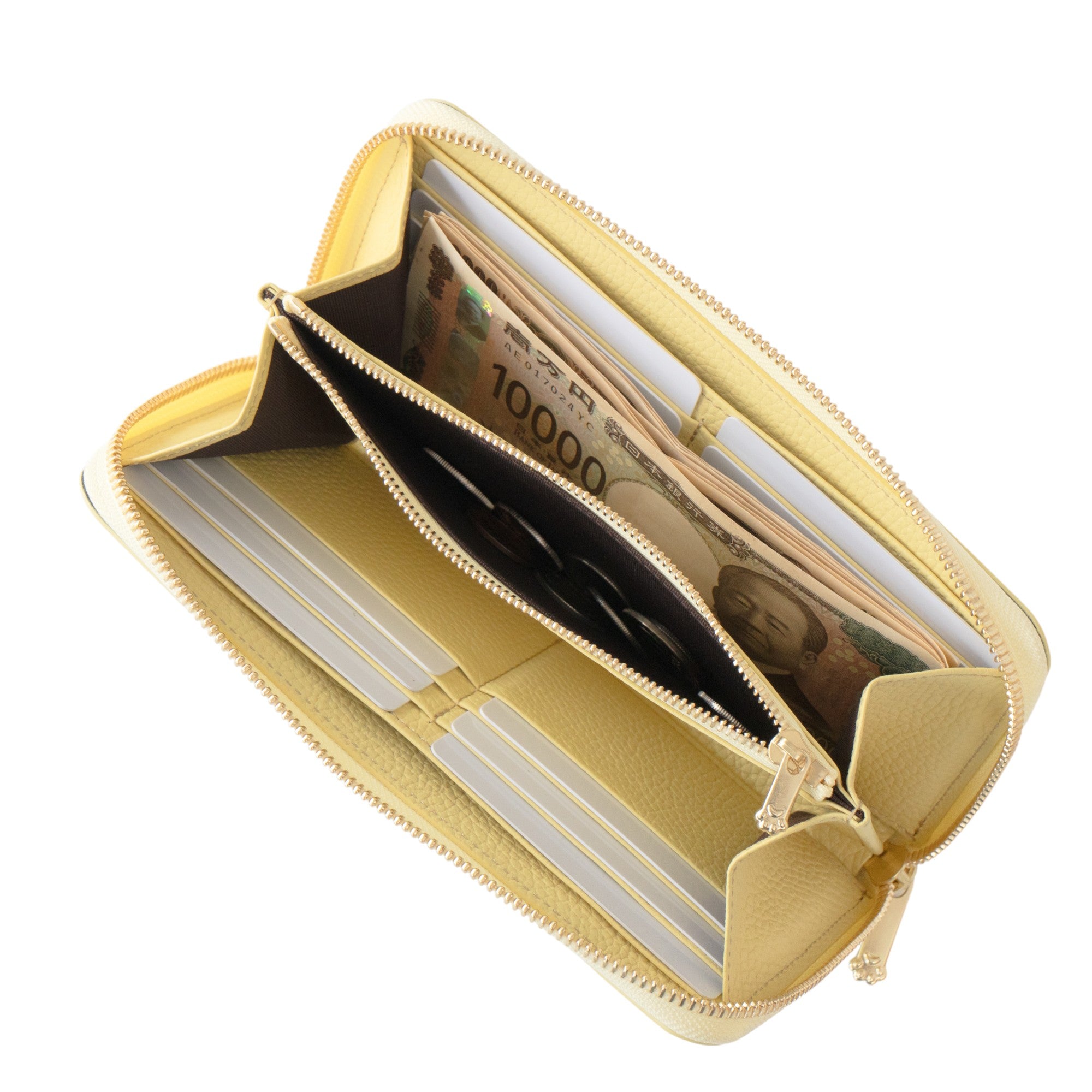 【3/20(金)20:00~ 数量限定】【さくらねこの日特別SET】PAWラウンドファスナー長財布 さくらねこチャームSET / ジョーヌプッサン