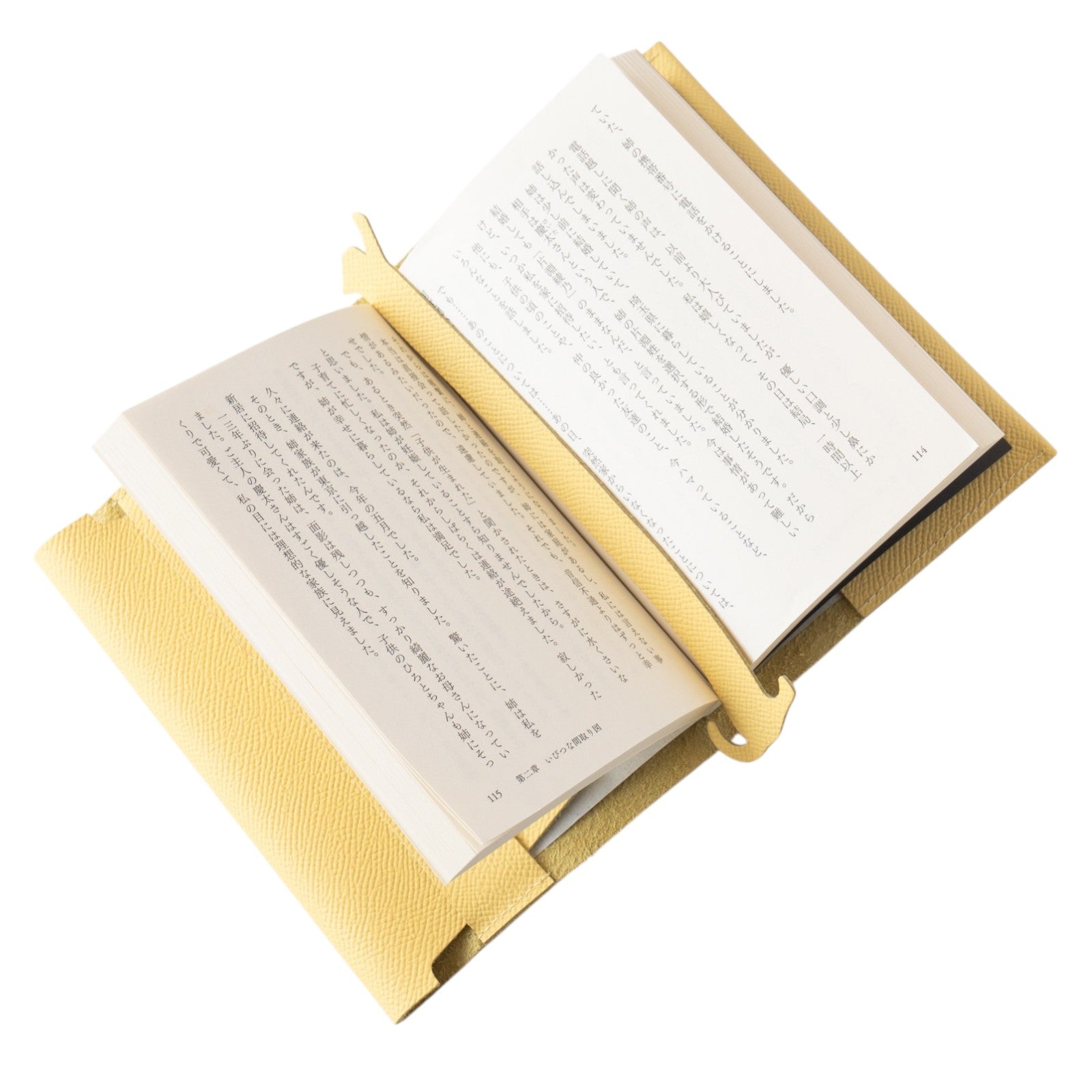 CAT Book Cover Cuir Minerva / Canary