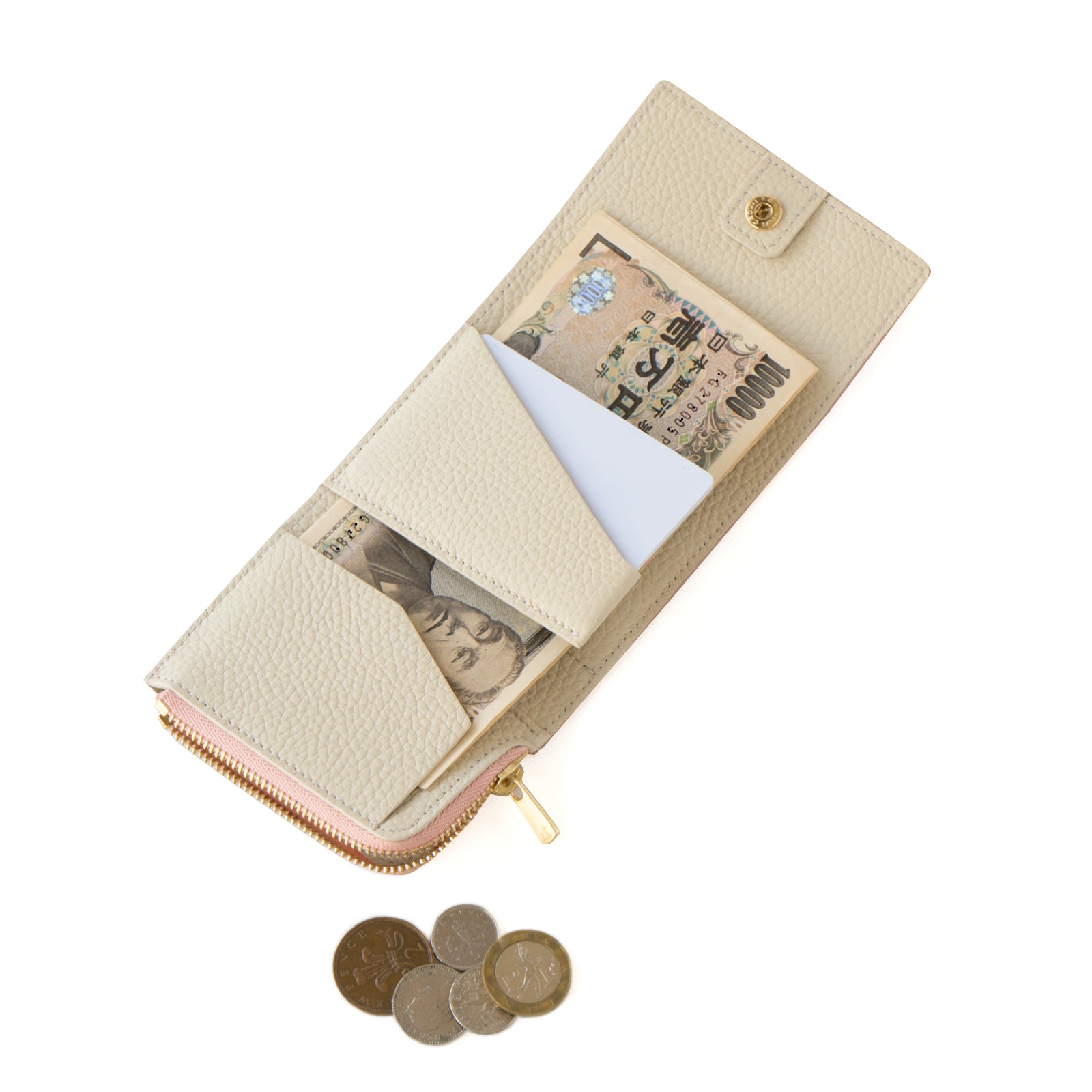 [Made to order 8/16 (Fri) - 8/25 (Sun)] Handy Wallet Opera Lily Lire / Pink Beige