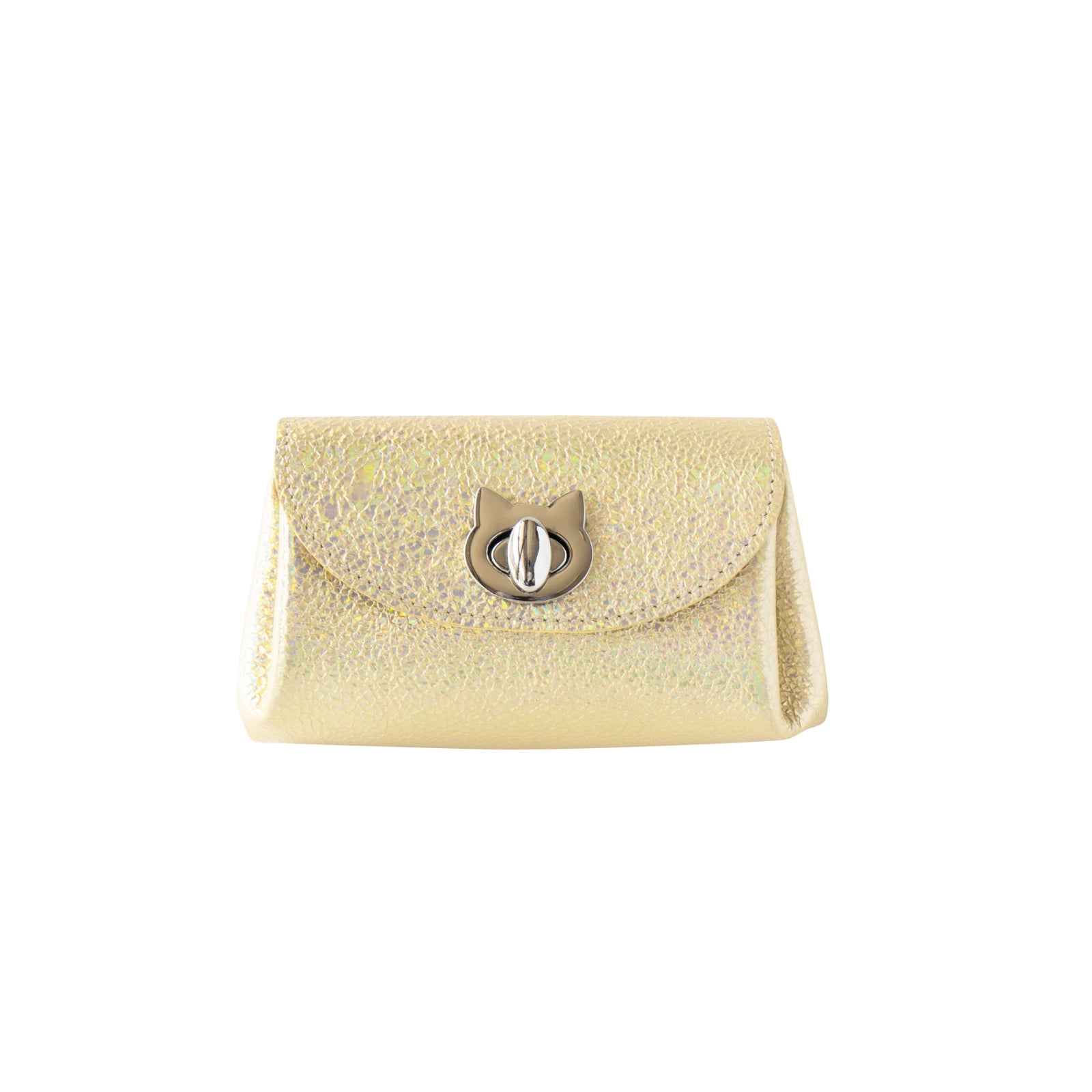 [9/8 (Sun) One-day only, pre-order sale] Shell pouch CAT Prism leather / Aurora yellow