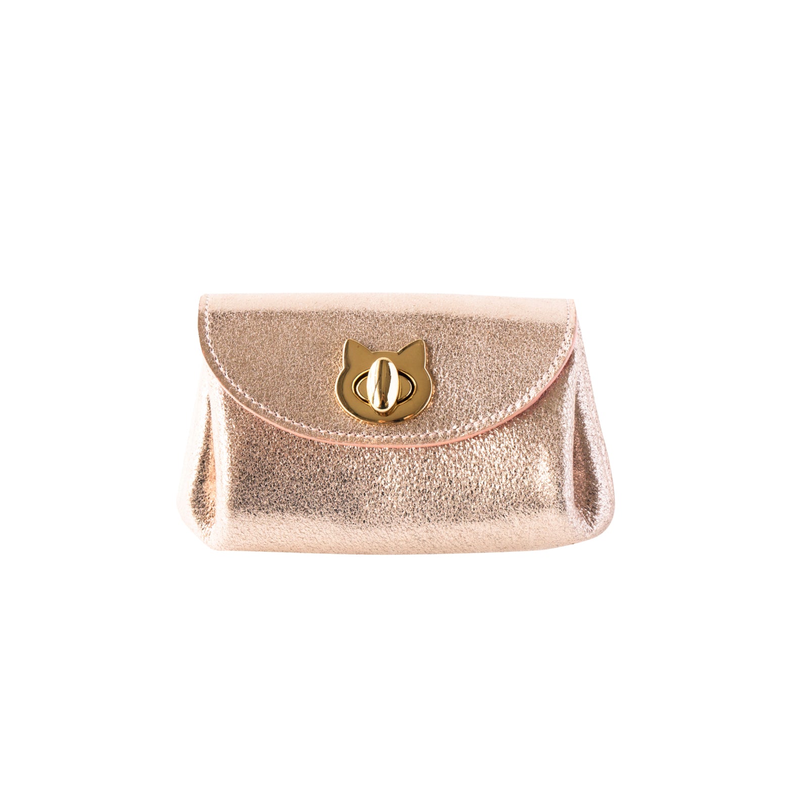 [8/8 (Thu) International Cat Day - One-day only pre-order sale] Sparkly Shell Pouch CAT / Rose Gold