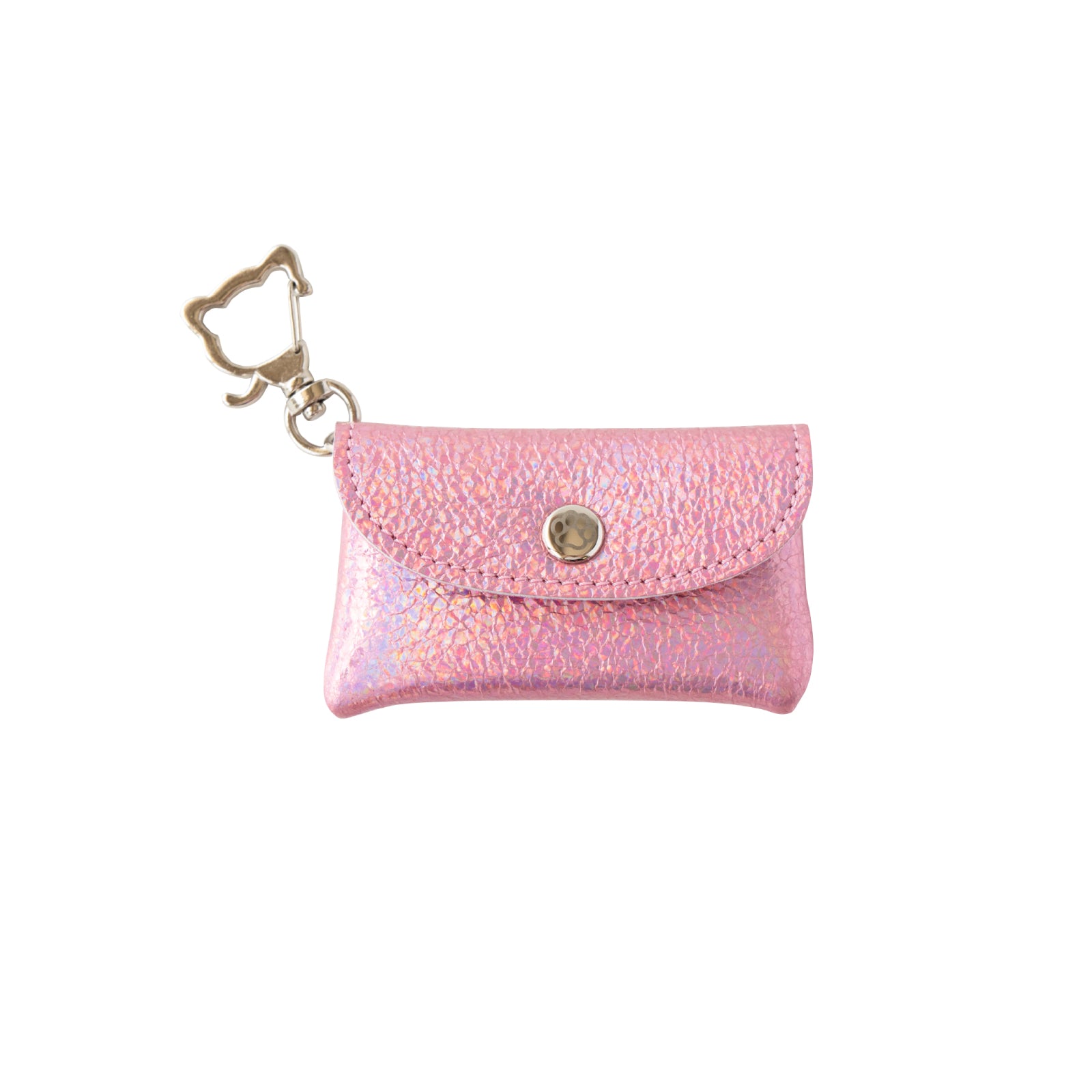 [9/8 (Sun) One-day only, pre-order sale] Flap key ring, Furnya Nano Prism Leather / Aurora Rose