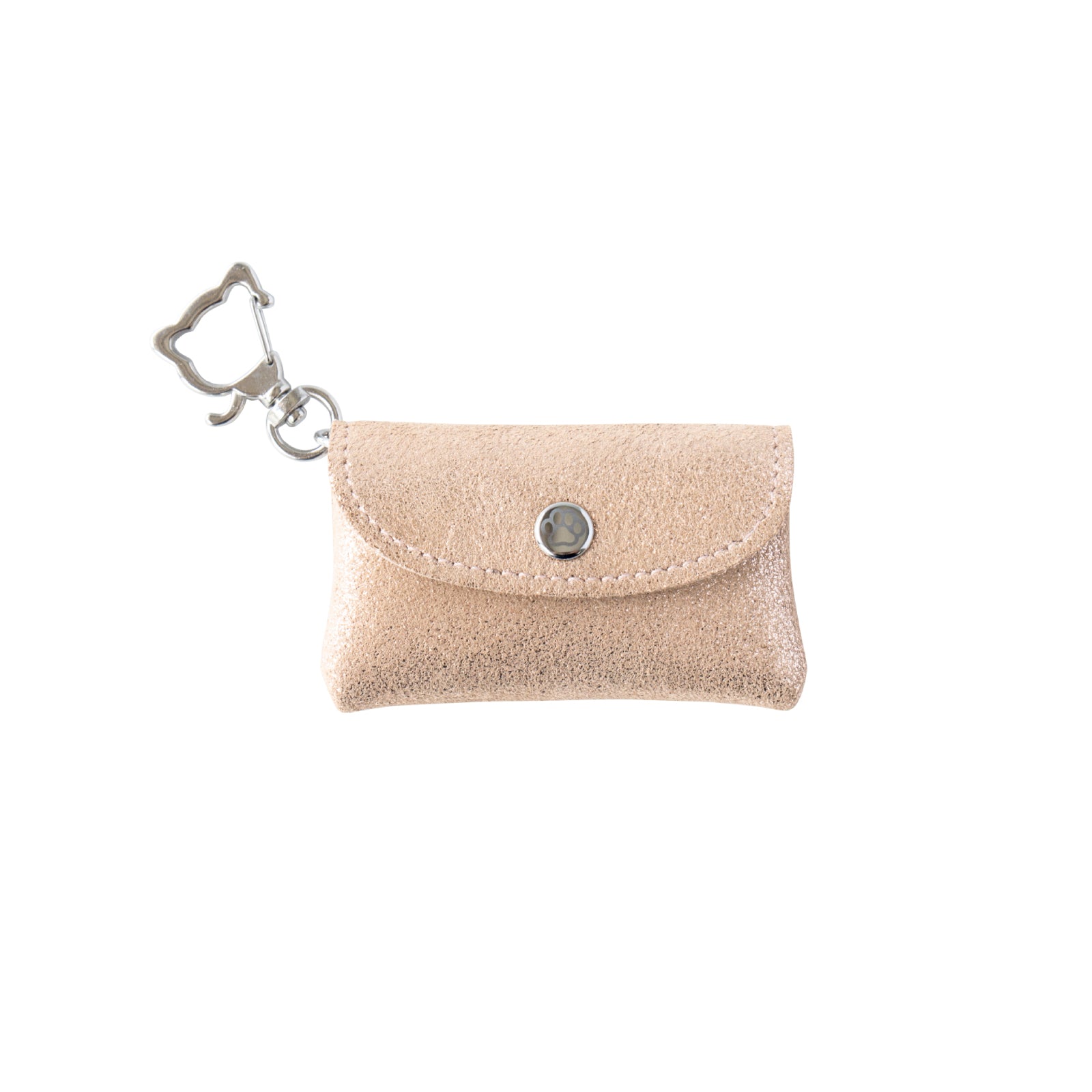 [8/8 (Thu) International Cat Day - One-day only pre-order sale] Sparkly flap key ring - Furnya Nano / Rose Gold