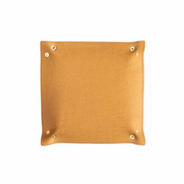 [6th Anniversary Sale] Leather Tray 20 Taurillon Clemence/Sesame