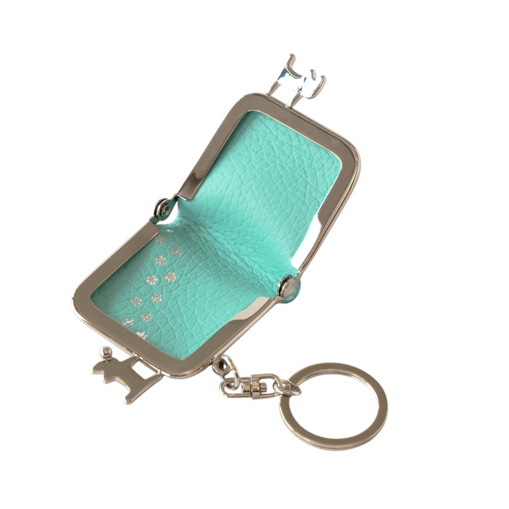Petit Nyamaguchi Keychain Cuir Mâché / Blue Dragee
