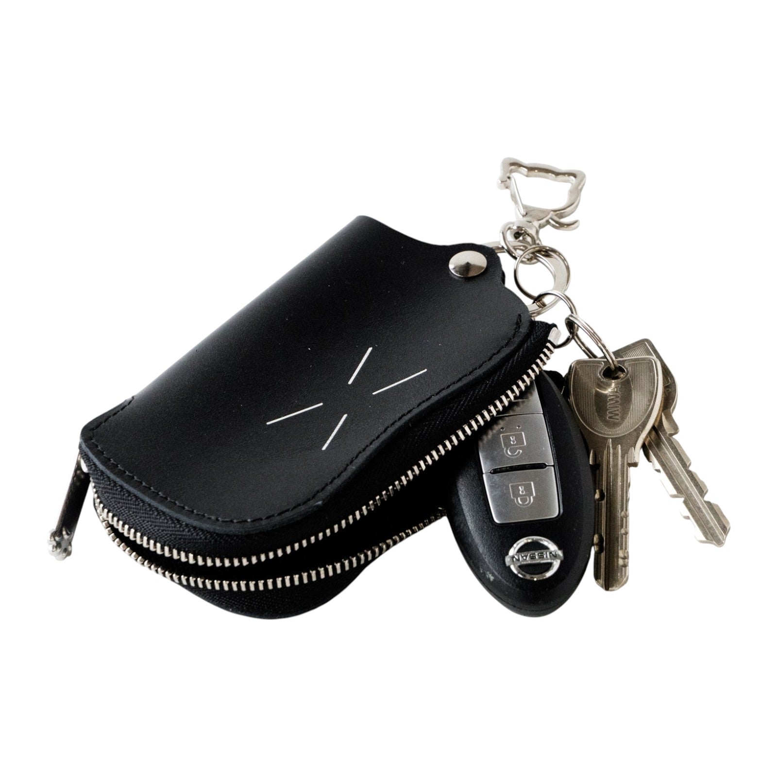 [Limited sale on Thursday, May 22nd] Tomcat Smart Key Case Kip Leather / Black
