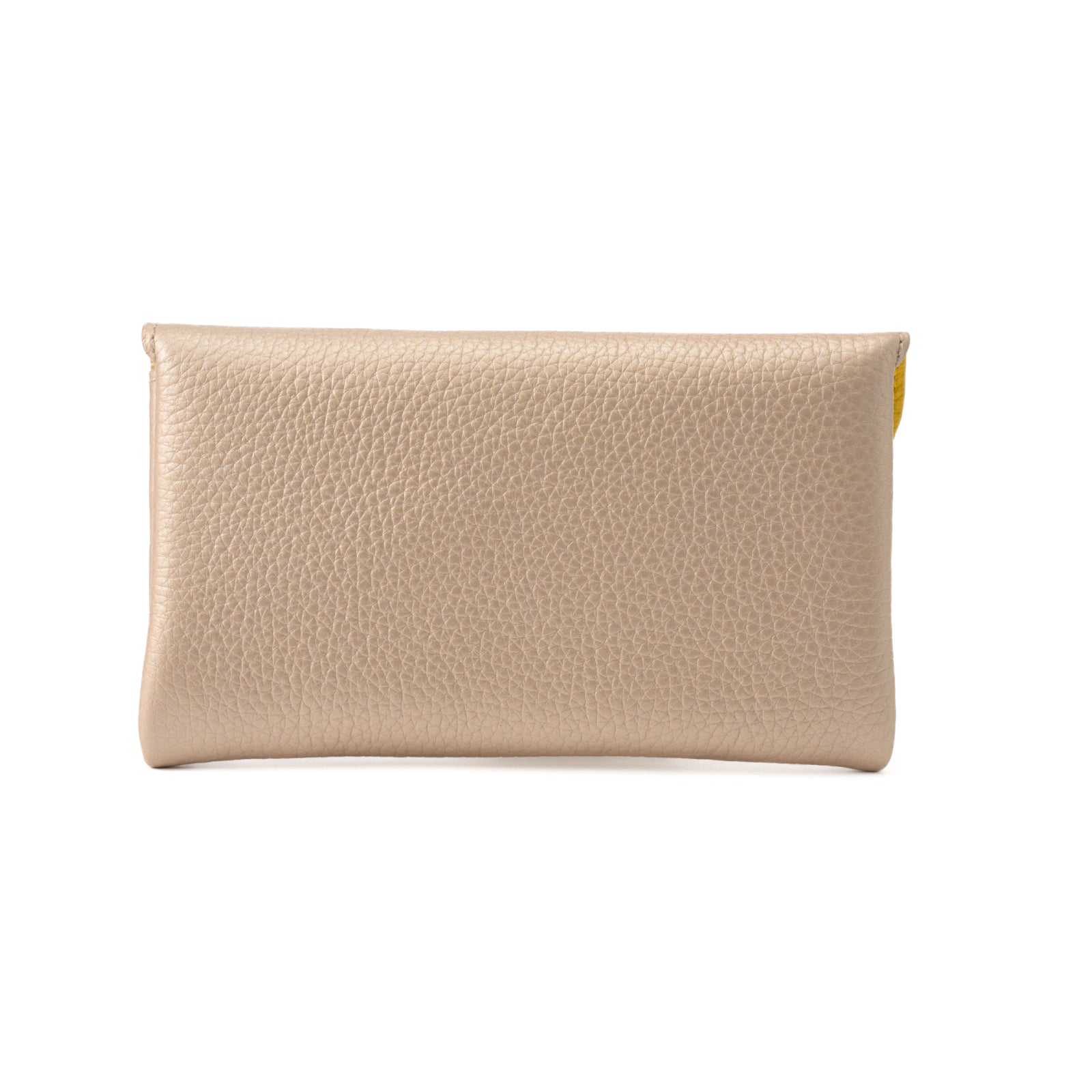 Leather flap long wallet / Taurillon Clemence