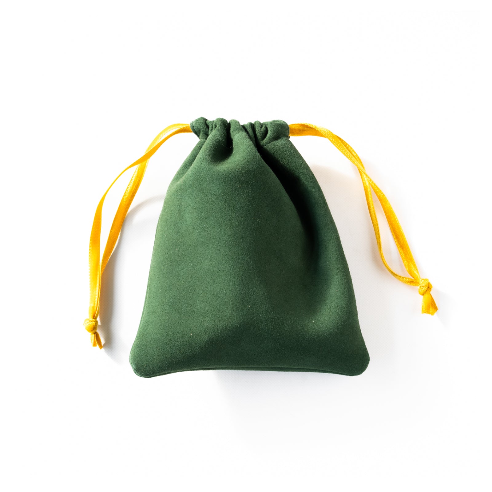 Mini drawstring pouch M suede leather