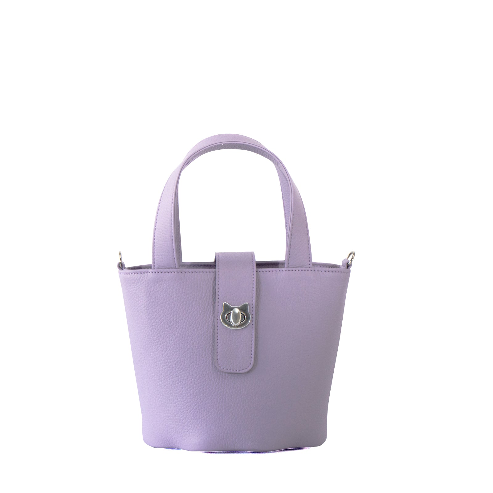 【3/20(金)20:00～ 数量限定】【さくらねこの日特別SET】チェーンショルダー付きミニバッグ・PAW  (パウ)   さくらねこチャームSET  / ラベンダー