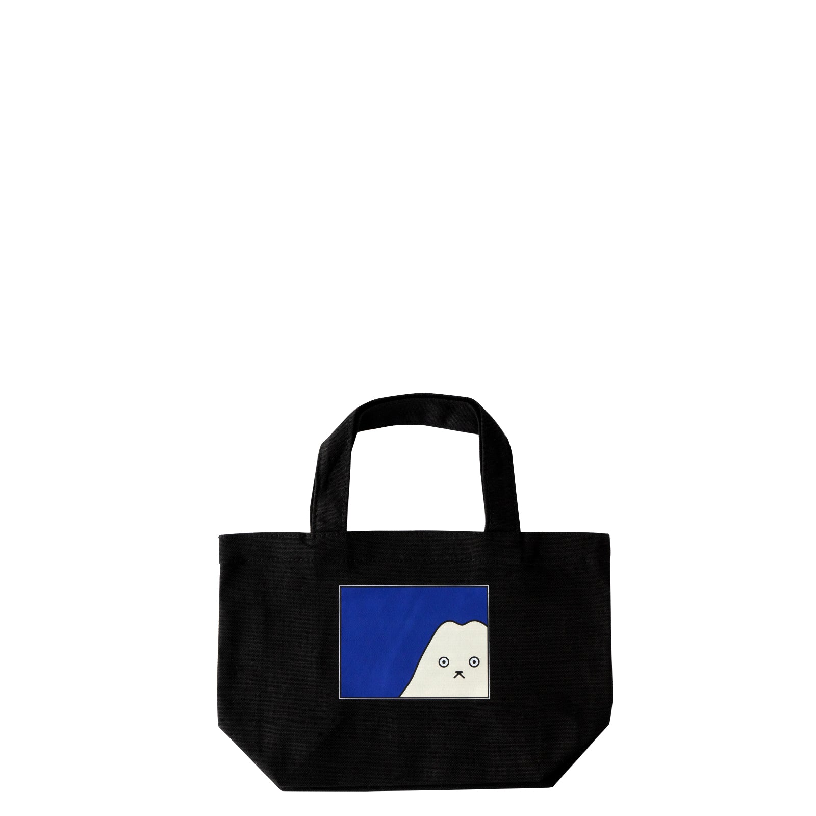 【期間限定：3月20日(金)22:00～22日(日)】にゃんぺんトートバッグ・S  [富士山にゃんぺん]  /  ブラック