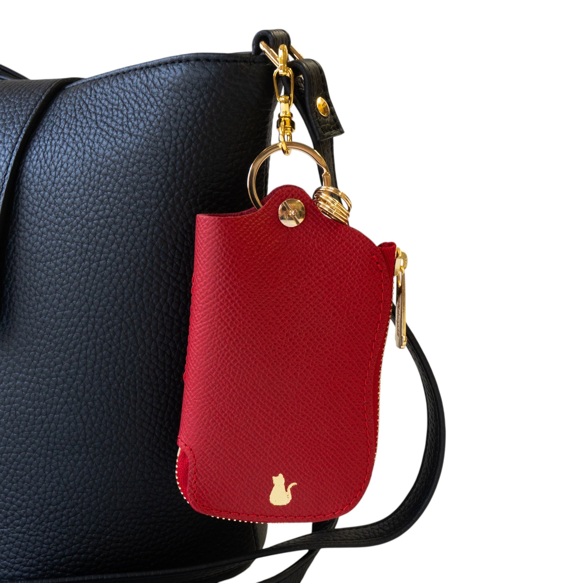 Smart Key Case, Veau Epsom / Rouge