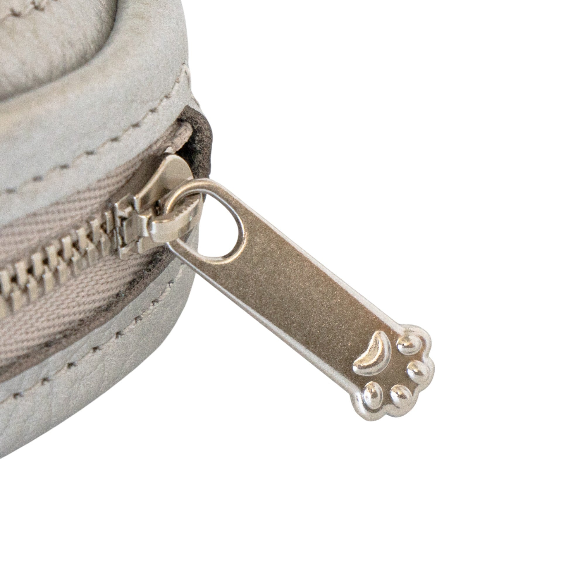PAW Charm Pouch Cuir Mash / Silver