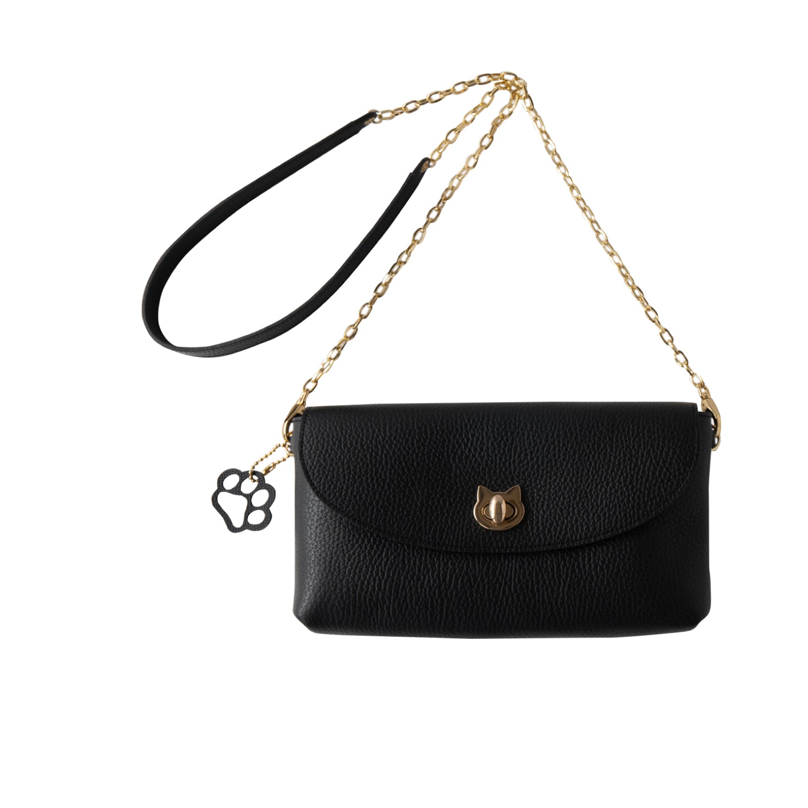 [10/8 (Tue) One-day only, pre-order sale] Furnya Pochette Cuir Mache / Black