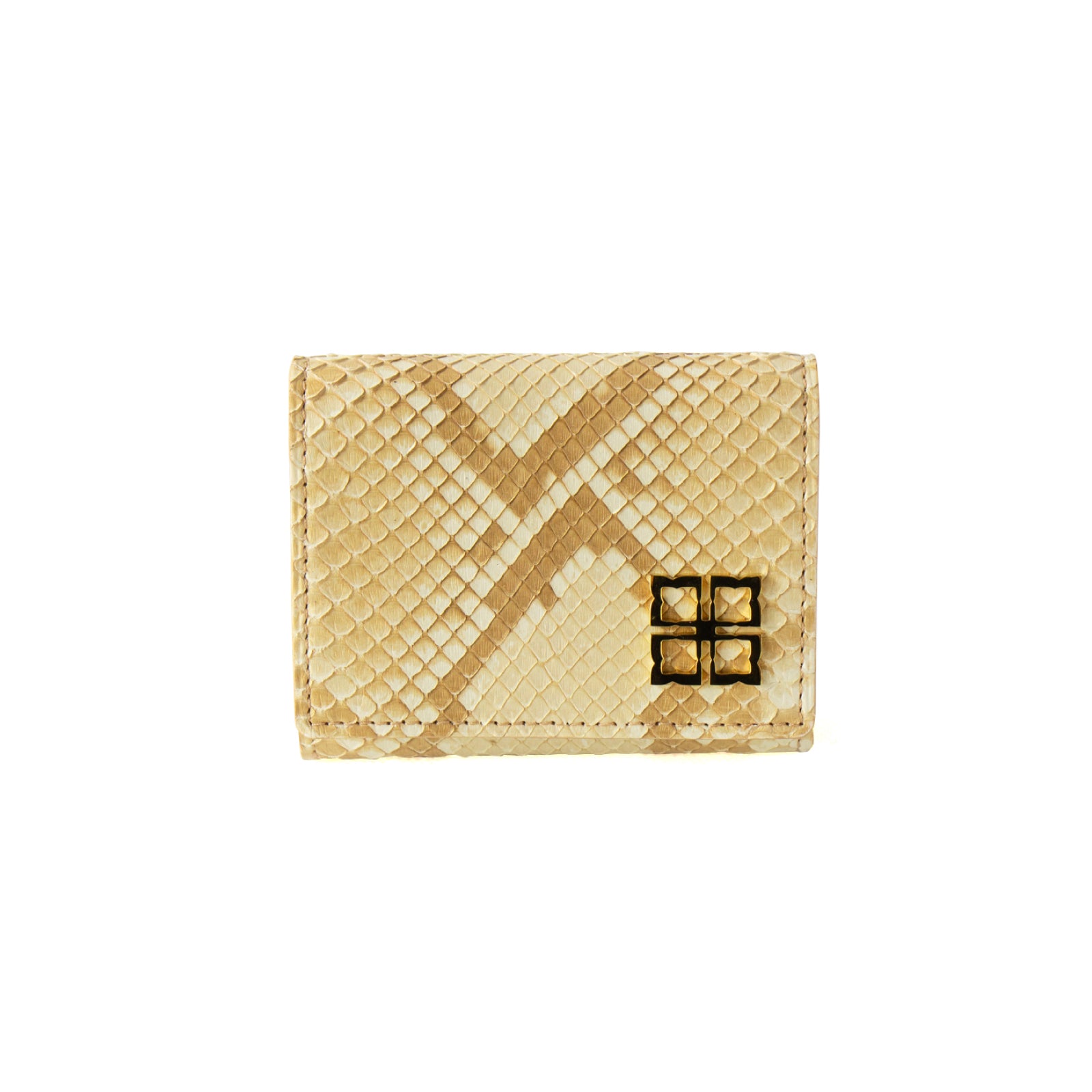 [Made to order 9/13 (Fri) - 9/23 (Mon)] Handy Wallet Opera Lily Gold Python / Pearl Gold