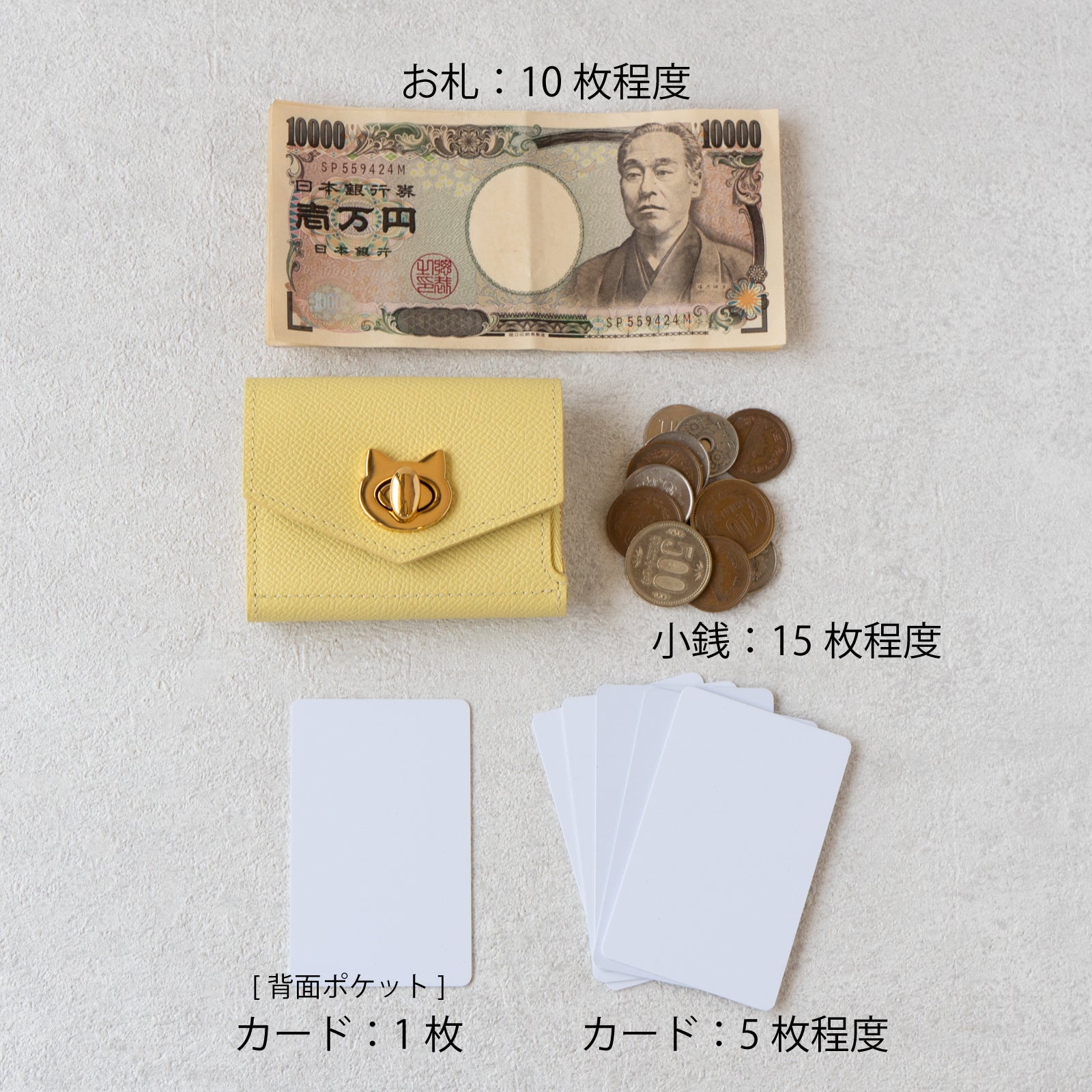 【数量限定】ハンディウォレット・ニャペラ   ヴォー・エプソン   /  ジョーヌプッサン