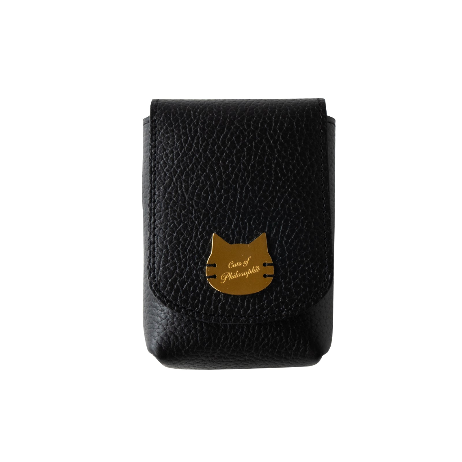 [10/22 (Tue) 1-day limited pre-order sale] CAT Lip Case (3-piece type) Cuir Mache / Black