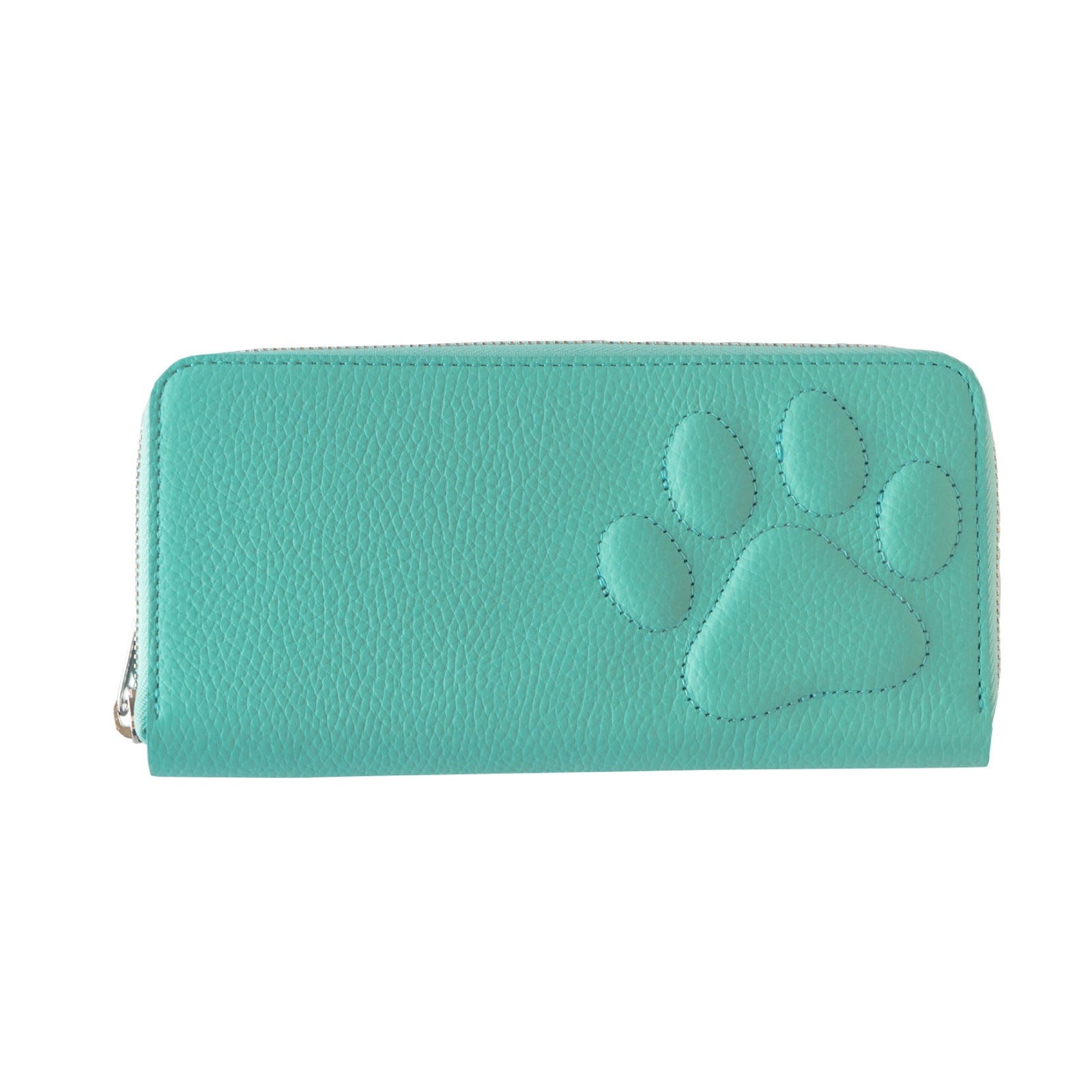 PAW Zippered Long Wallet Cuir mash / Blue Dragée