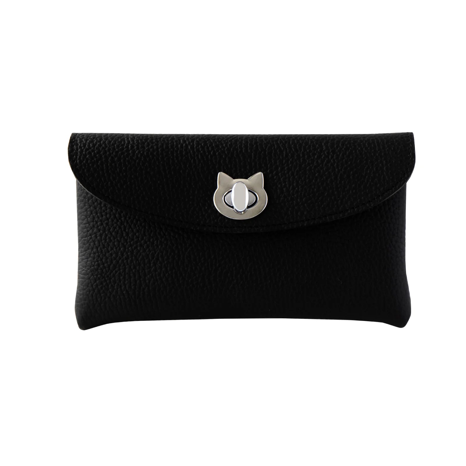 Frunya Long Flap Wallet in Cuir Mache / Black [Choose your hardware] 