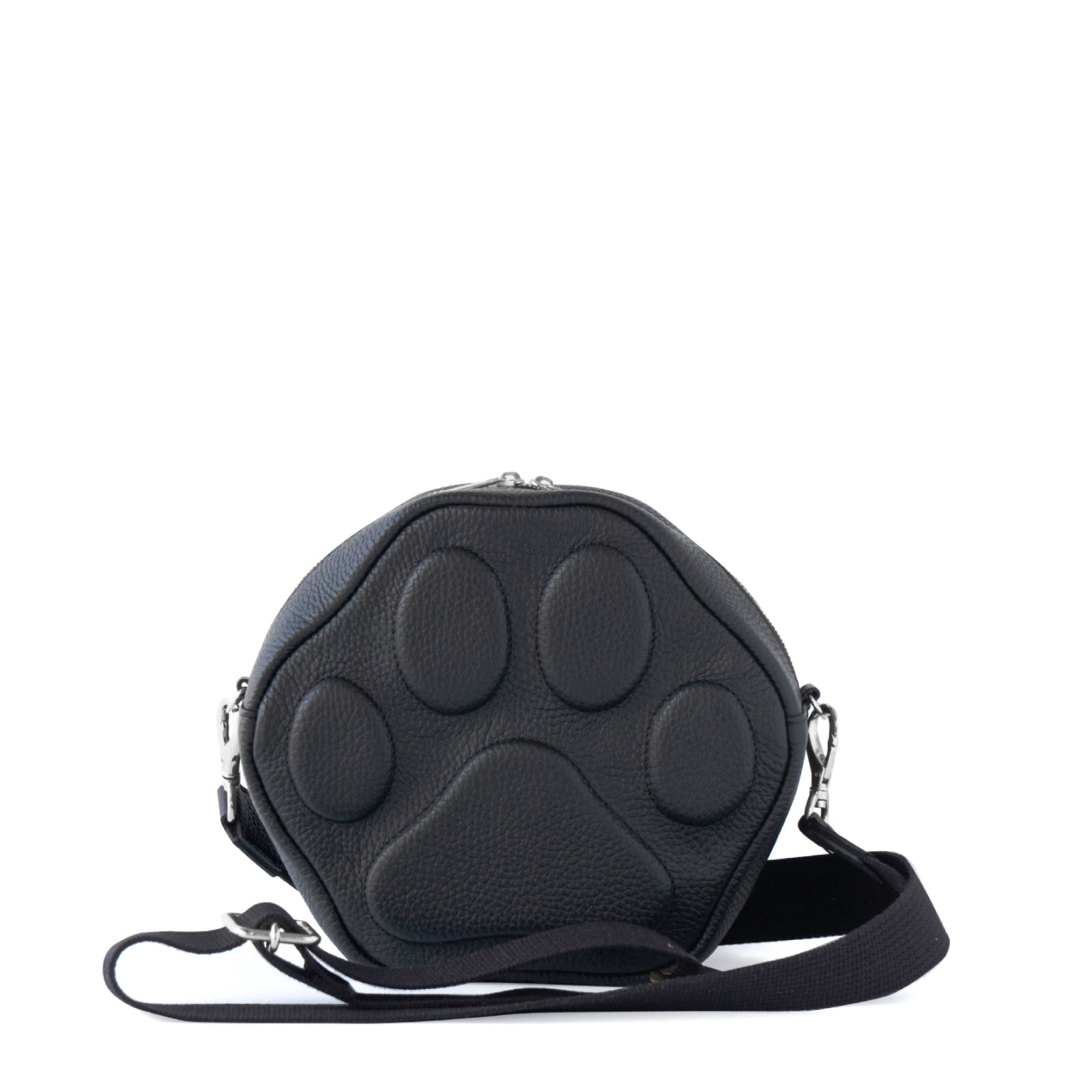 【11/21(金)22:00～ 26時間限定販売】【数量限定】PAWポシェット  キュイール・マッシュ  /  ブラック [選べる金具]