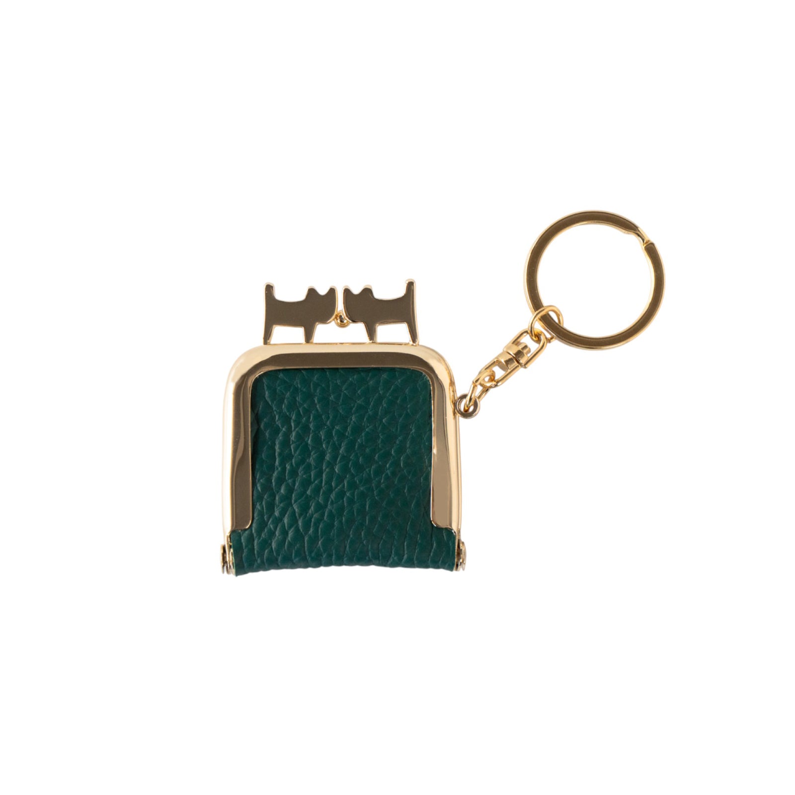プチにゃまぐちキーホルダー　キュイール・マッシュ / エメラルド