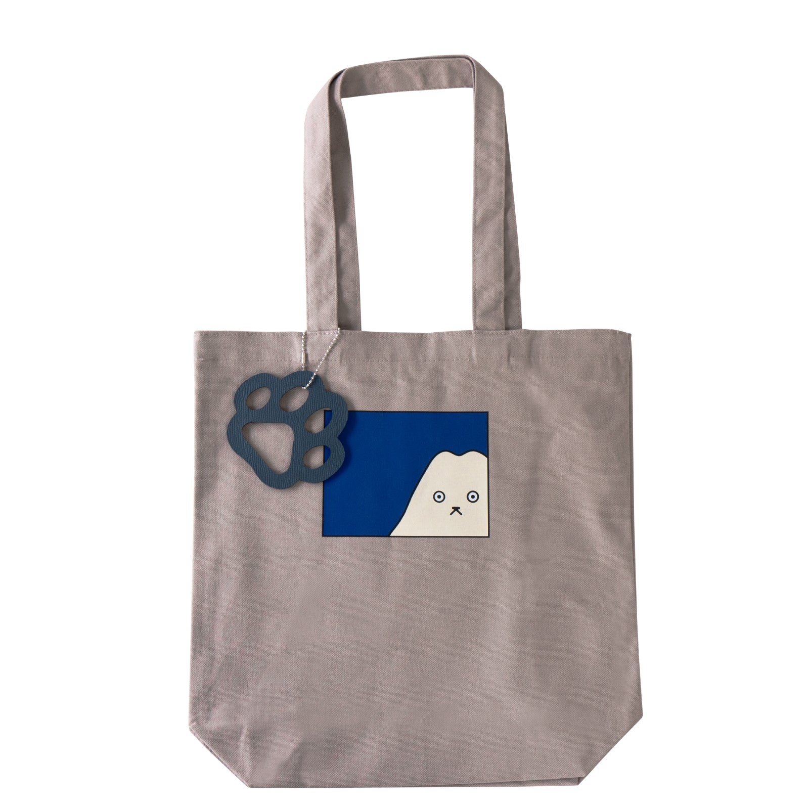 【期間限定：3月20日(金)22:00～22日(日)】にゃんぺんトートバッグ・M  [富士山にゃんぺん]  /  グレージュ