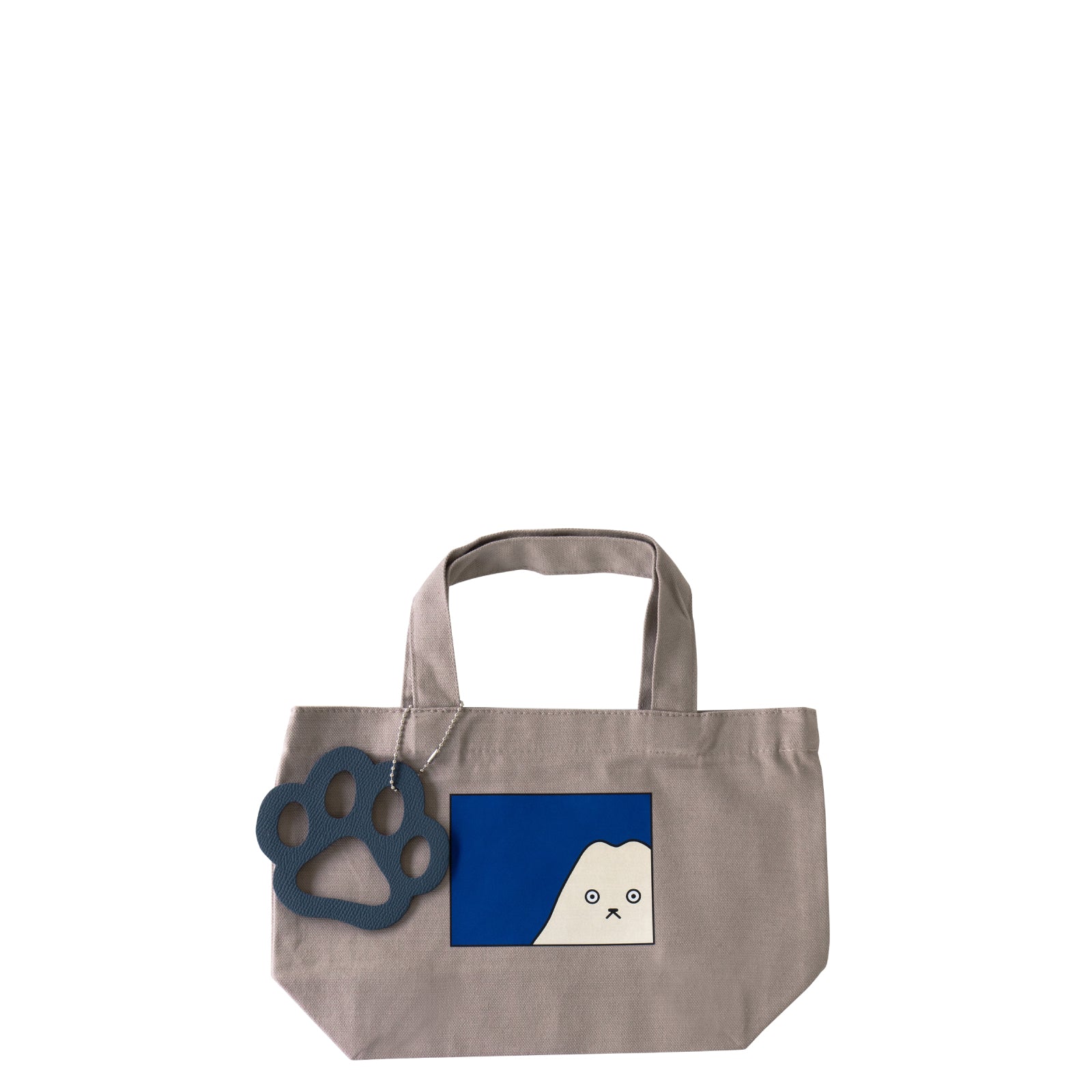 【期間限定：3月20日(金)22:00～22日(日)】にゃんぺんトートバッグ・S  [富士山にゃんぺん]  /  グレージュ