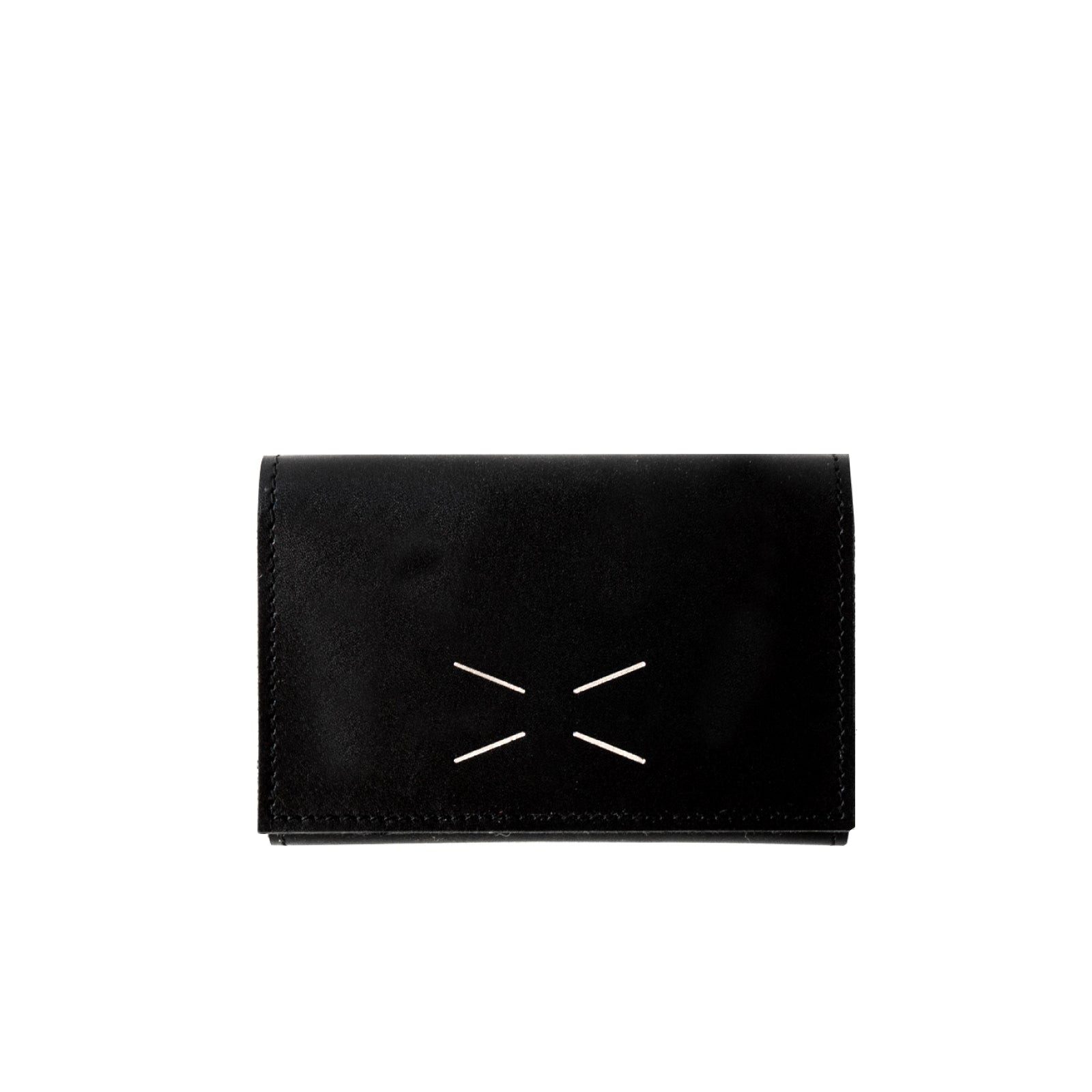 [1/22 (Wed) 1-day limited sale] Tomcat business card holder Kip leather / black