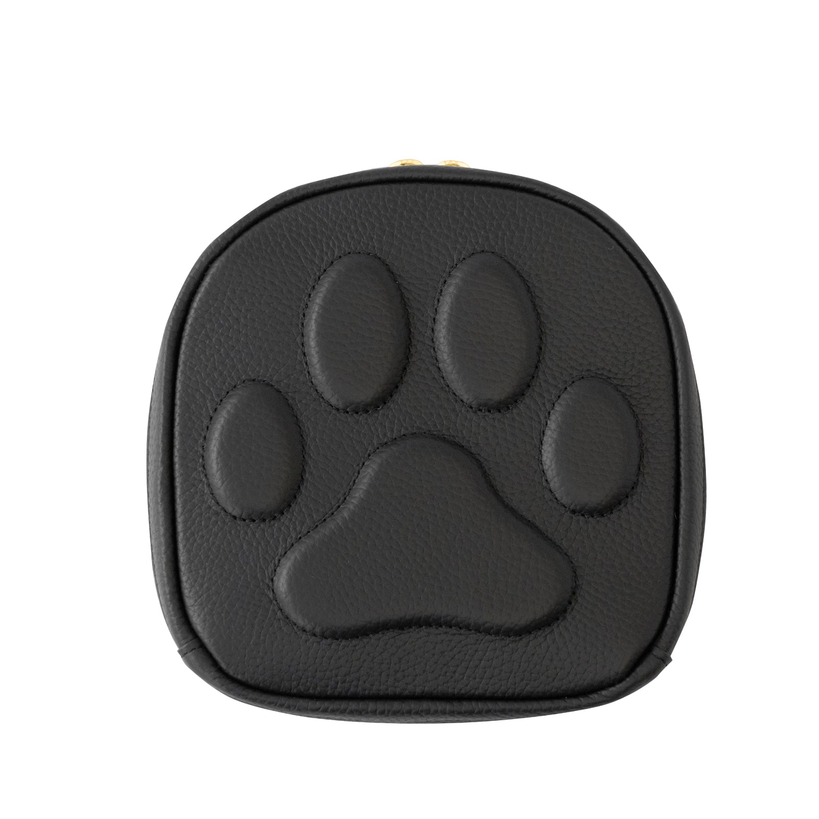【10%OFF：5/22(金)22:00〜24(日)】PAWメイクポーチ　キュイール・マッシュ  /  ブラック