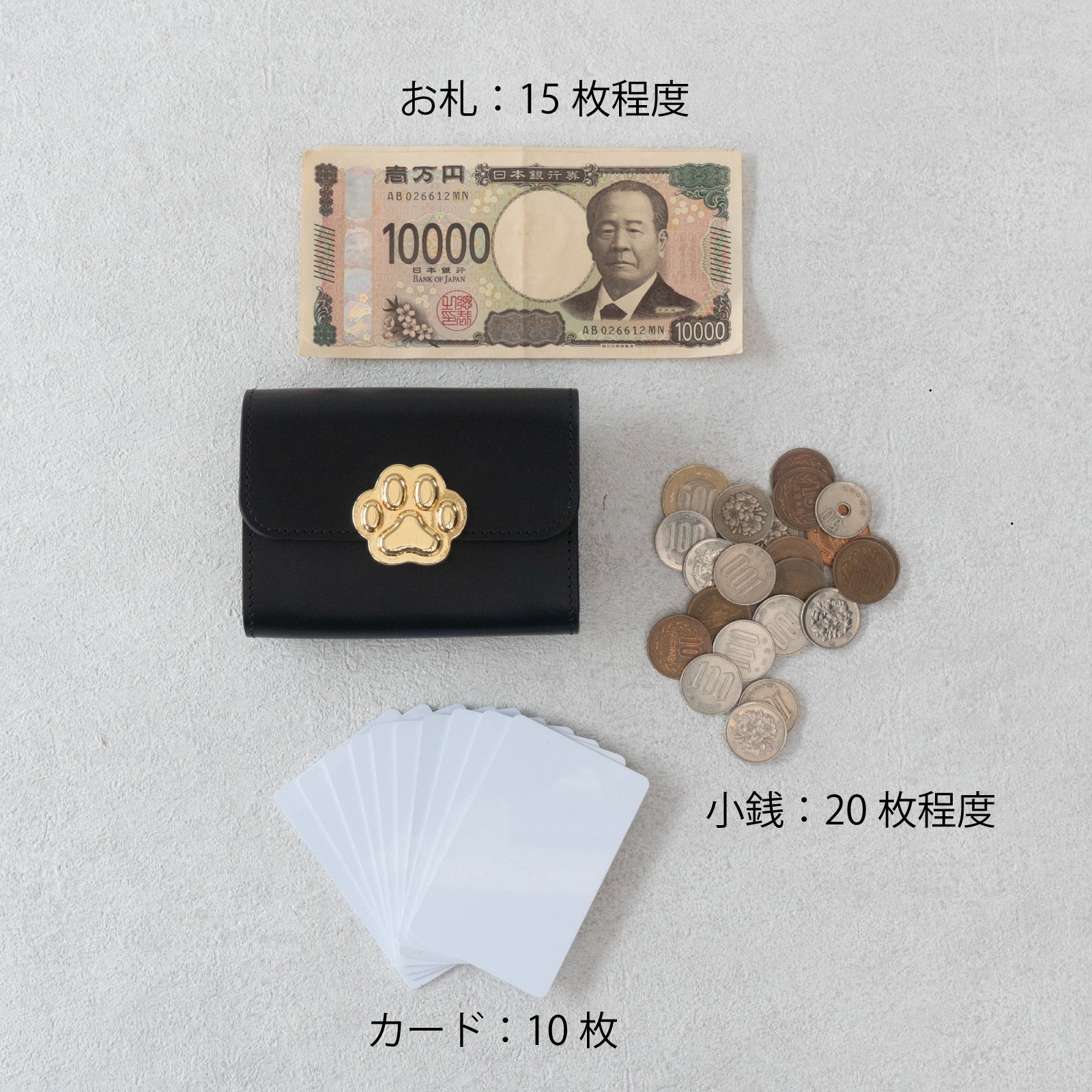 Early bird discount available. Pre-order: June 5 (Fri) 22:00 - June 14 (Sun). PAW Plate Mid Wallet / Black