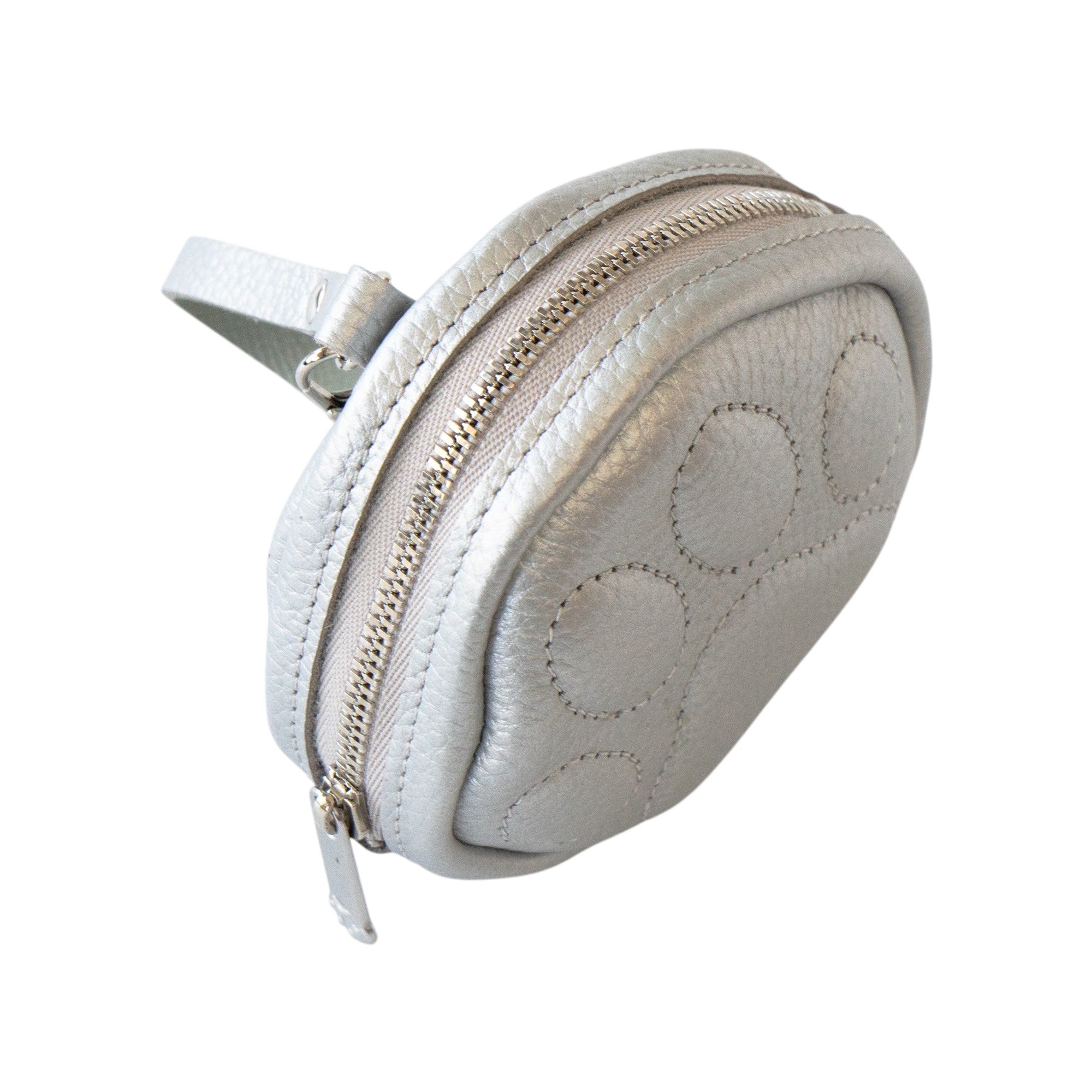 PAW Charm Pouch Cuir Mash / Silver