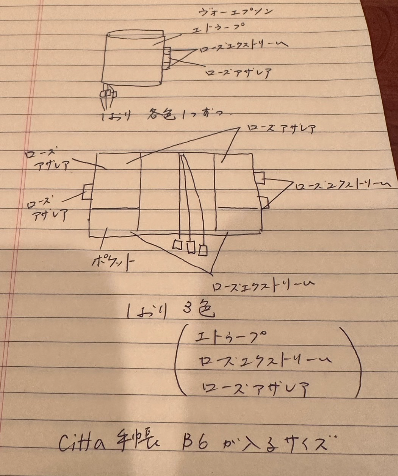 【小森様オーダー】B6サイズ手帳カバー