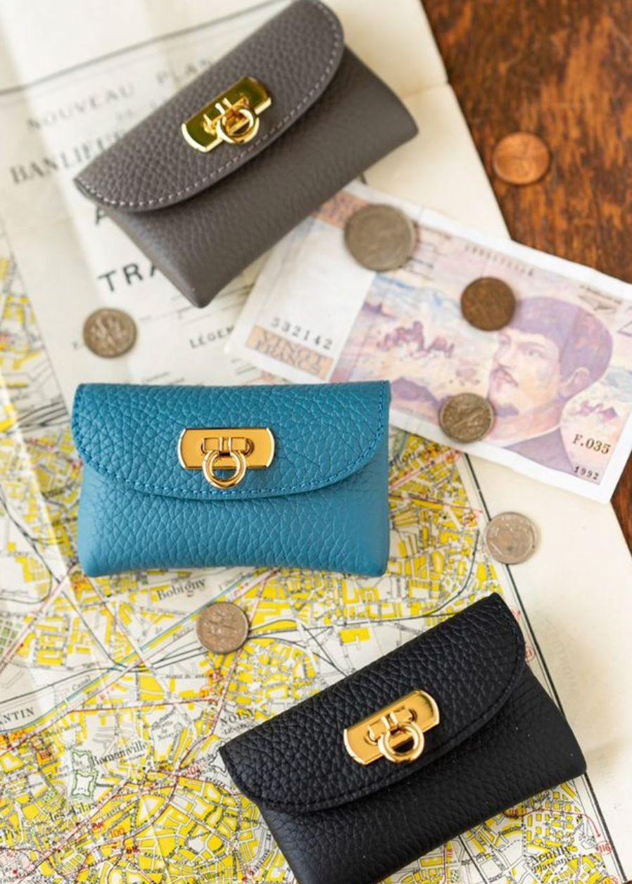 [Ordered by ami.t] Flap wallet with fleur mini tassel