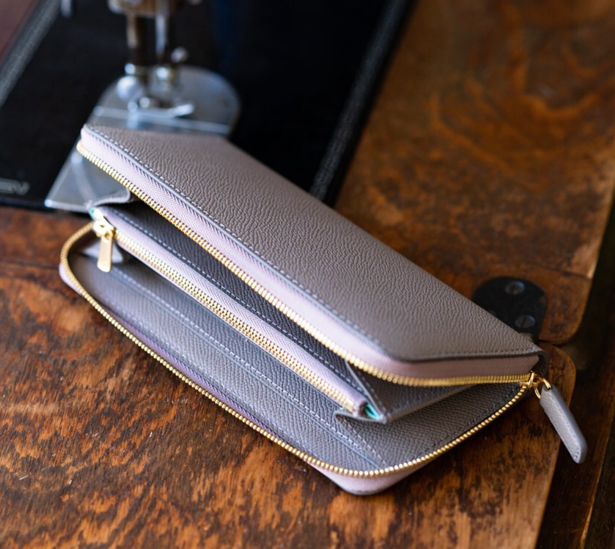 [Ordered by ichi] Round zipper long wallet 8 card type