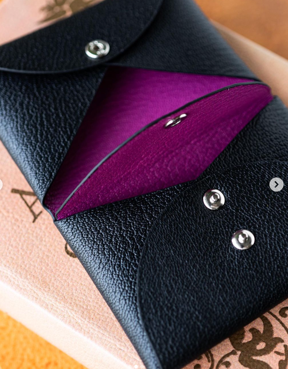 [Mr. H's order] Leather flap long wallet (Fleur Long)