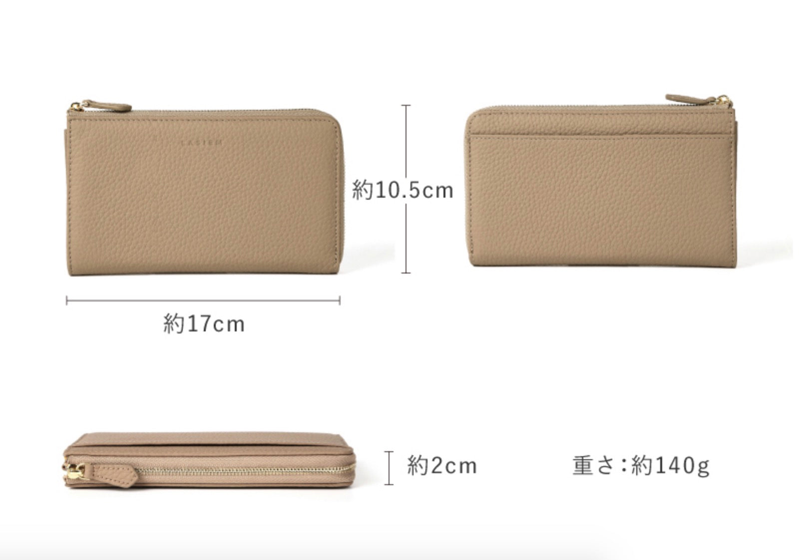 [Mr. K's order] Custom L-shaped zipper long wallet