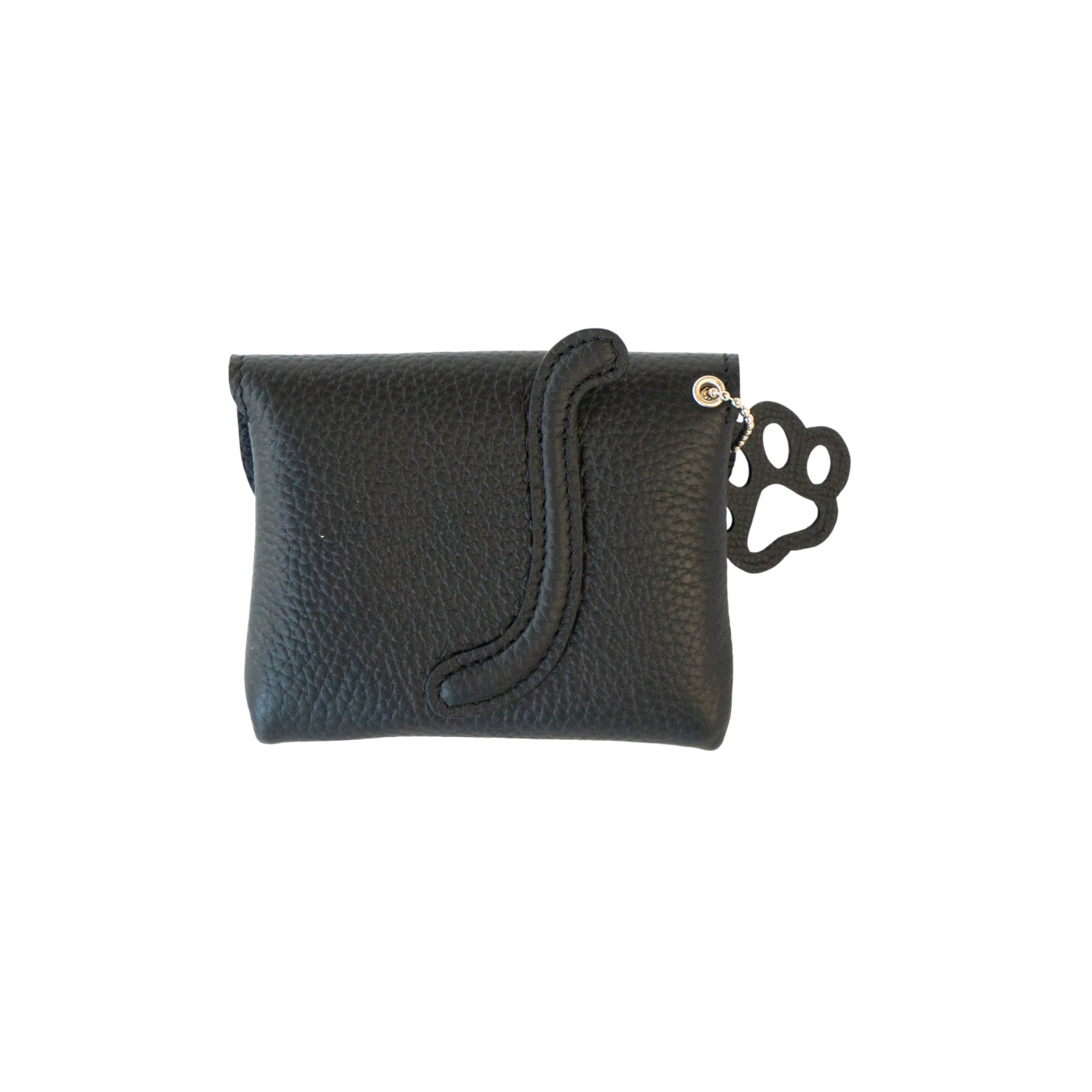 [復刻] フルーニャ スクエアポーチ　キュイール・マッシュ  /  ブラック