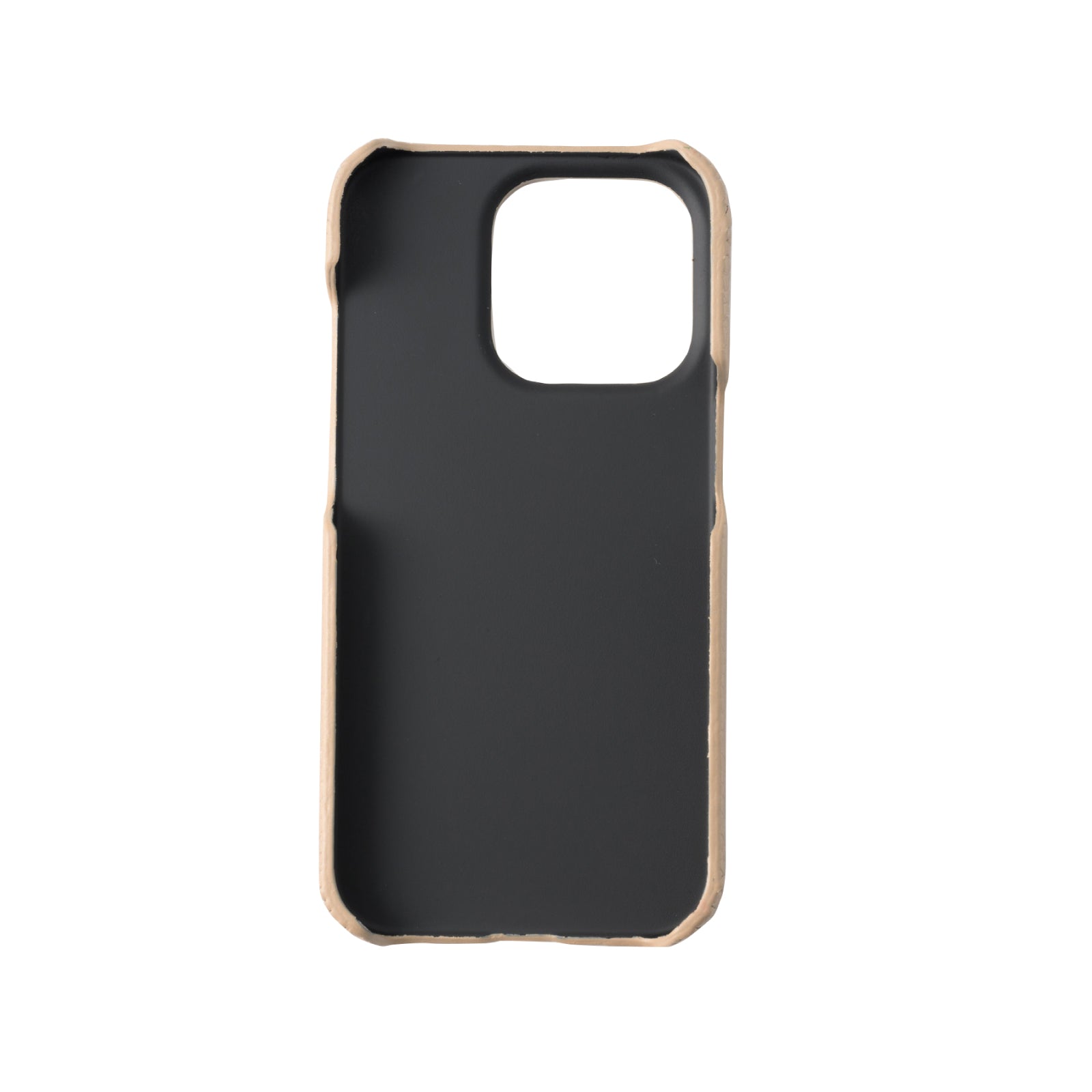 [6th Anniversary Sale] iPhone Back Cover (iPhone 15 Pro/Champagne Gold) Taurillon Clemence