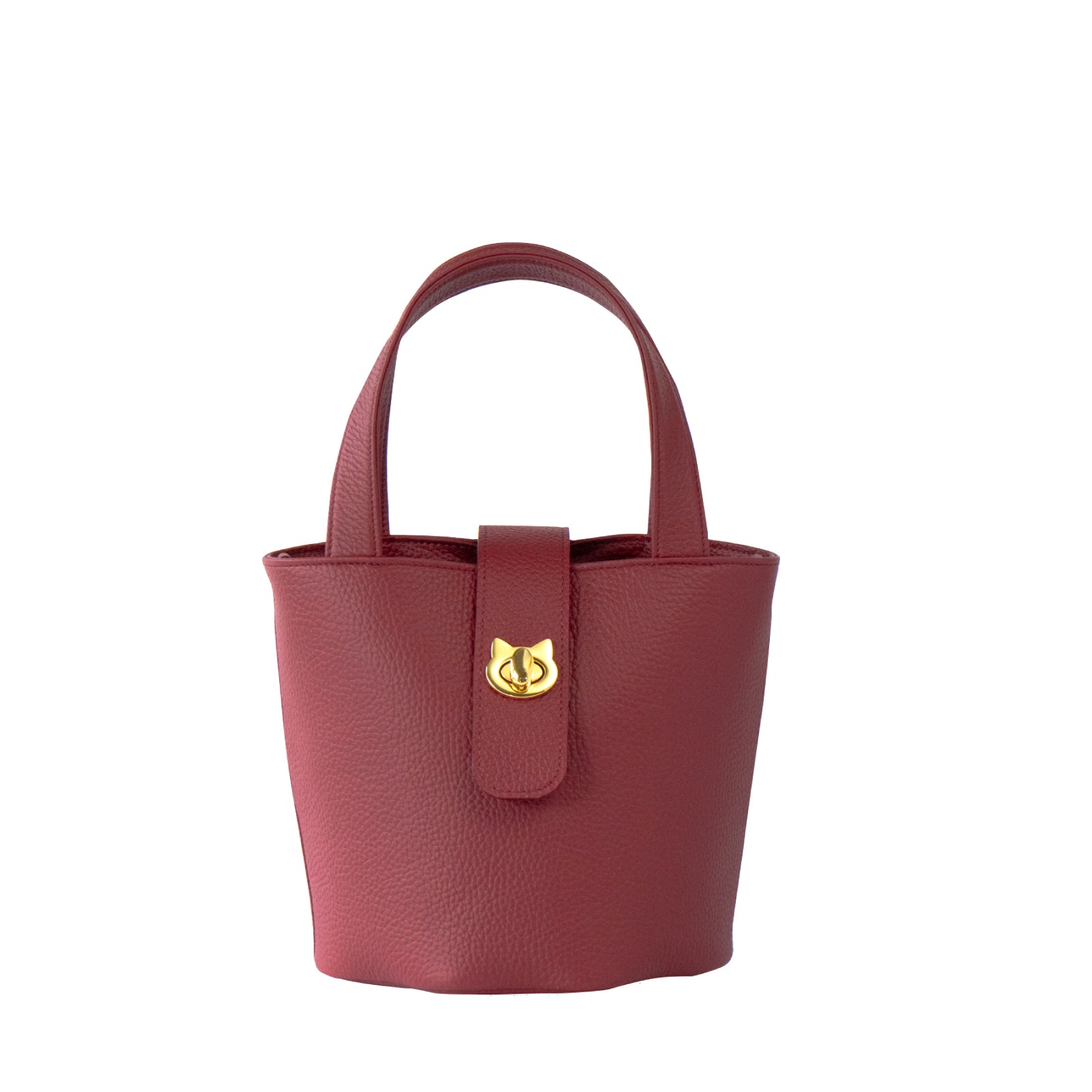 チェーンショルダー付きミニバッグ・PAW  (パウ)   / ボルドー