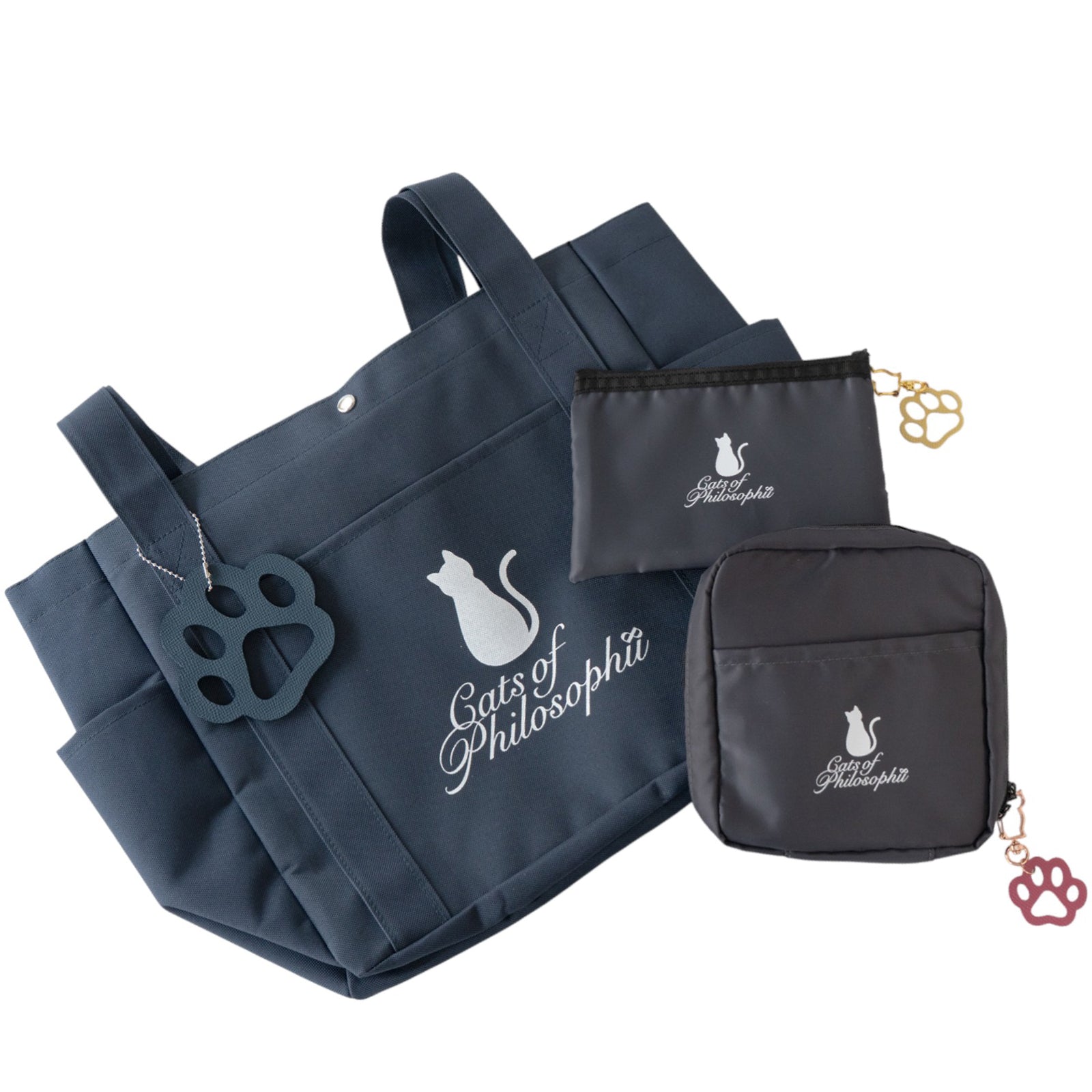 保護猫チャリティー ニャンプリートSET  /  ネイビー