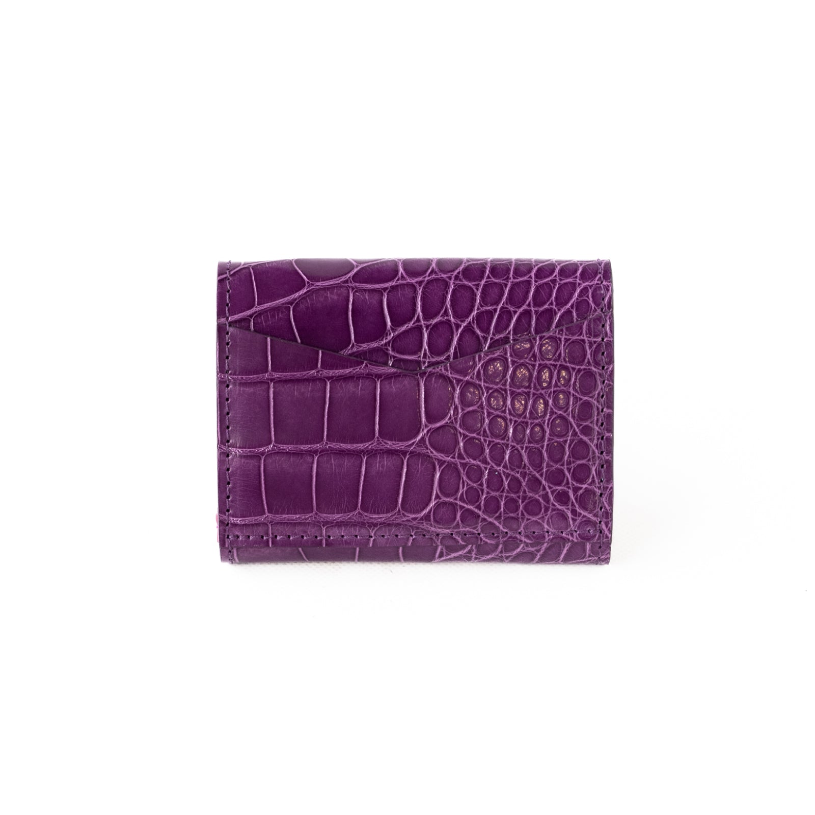 [Limited Item] Handy Wallet Opera Crocodile / Violet 