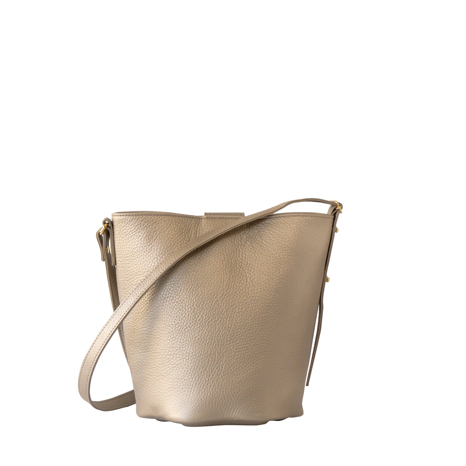 【期間限定：4/24(金)22:00〜26(日)】【受注生産】 ショルダーバッグ  PAW (パウ)   キュイール・マッシュ / シャンパンゴールド