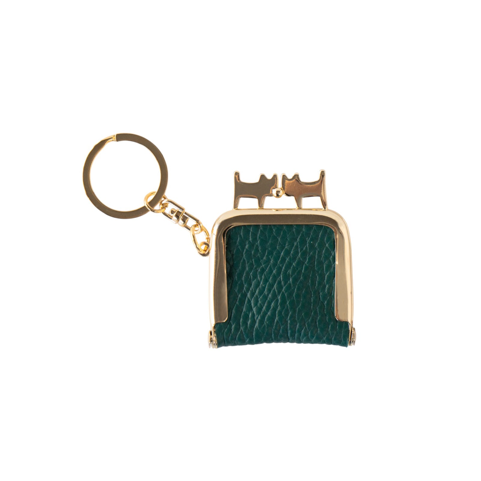プチにゃまぐちキーホルダー　キュイール・マッシュ / エメラルド
