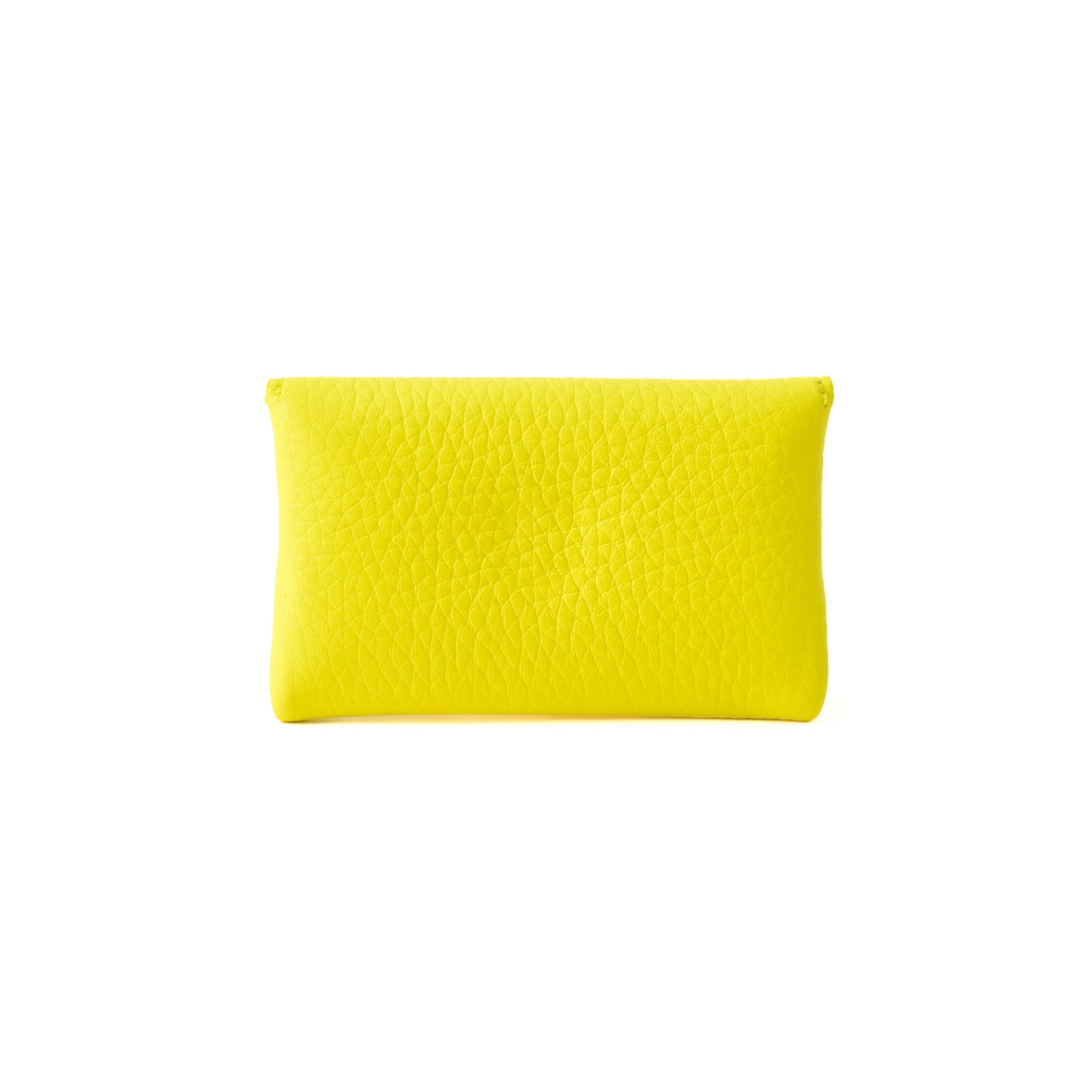 Leather flap mini wallet / Taurillon Clemence