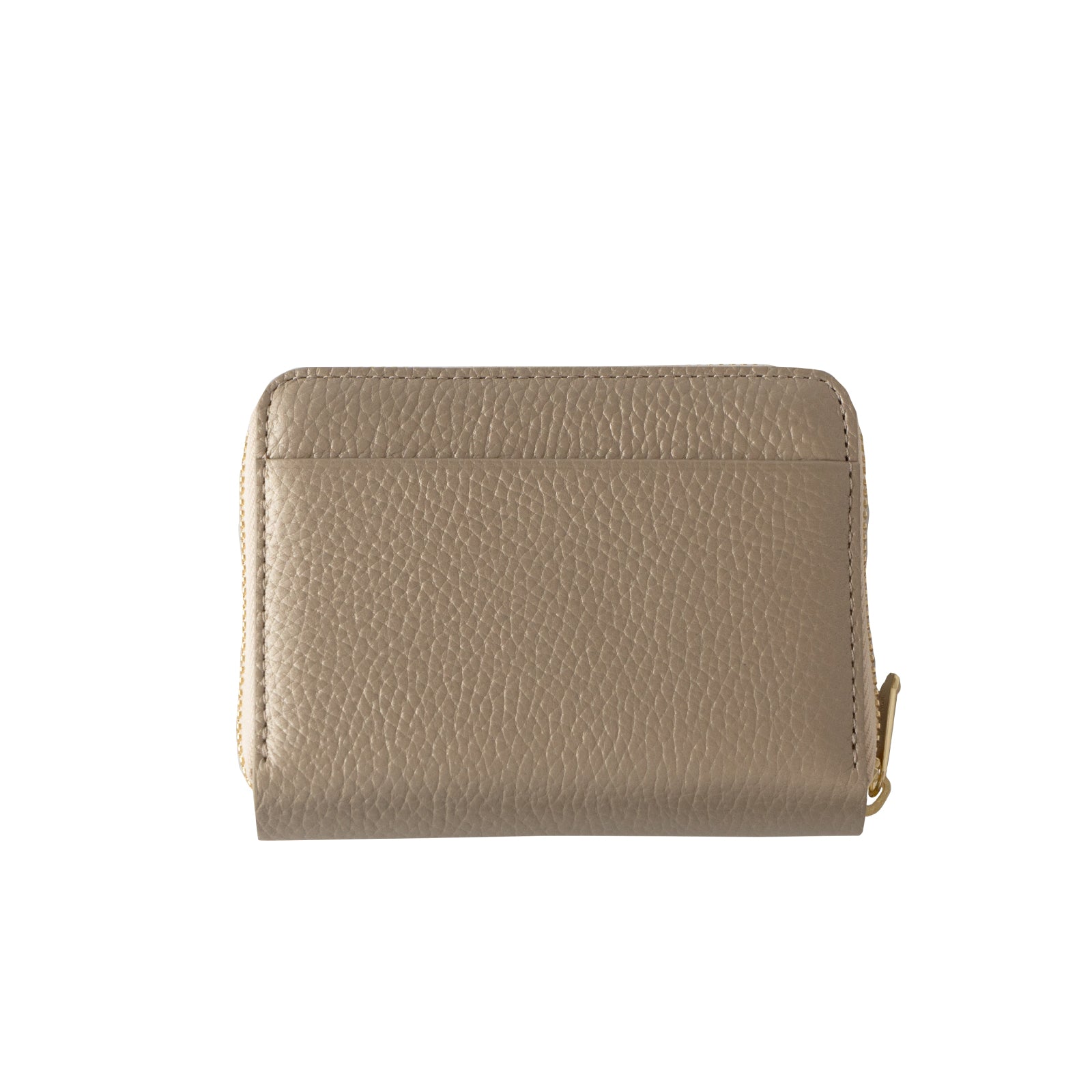 [Limited Edition] PAW Round Zipper Medium Wallet with Maneki-Neko Charm Set / Champagne Gold