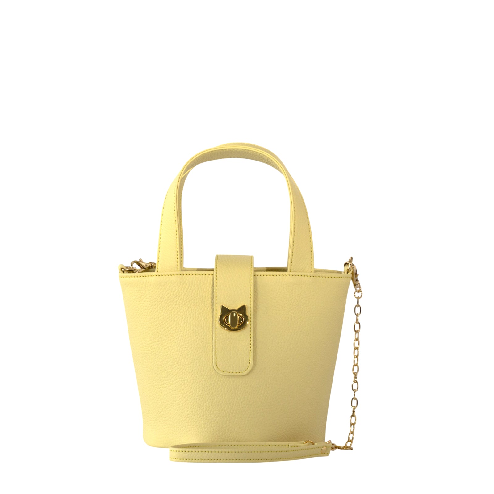 【3/20(金)20:00～ 数量限定】【さくらねこの日特別SET】　チェーンショルダー付きミニバッグ・PAW  (パウ)   さくらねこチャームSET  / ジョーヌプッサン