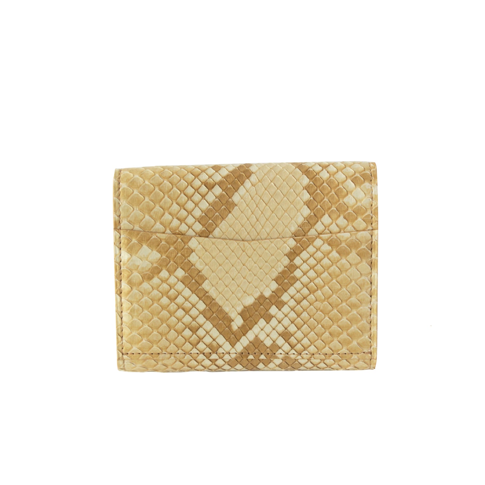 [Made to order 9/13 (Fri) - 9/23 (Mon)] Handy Wallet Opera Lily Grande Gold Python / Pearl Gold