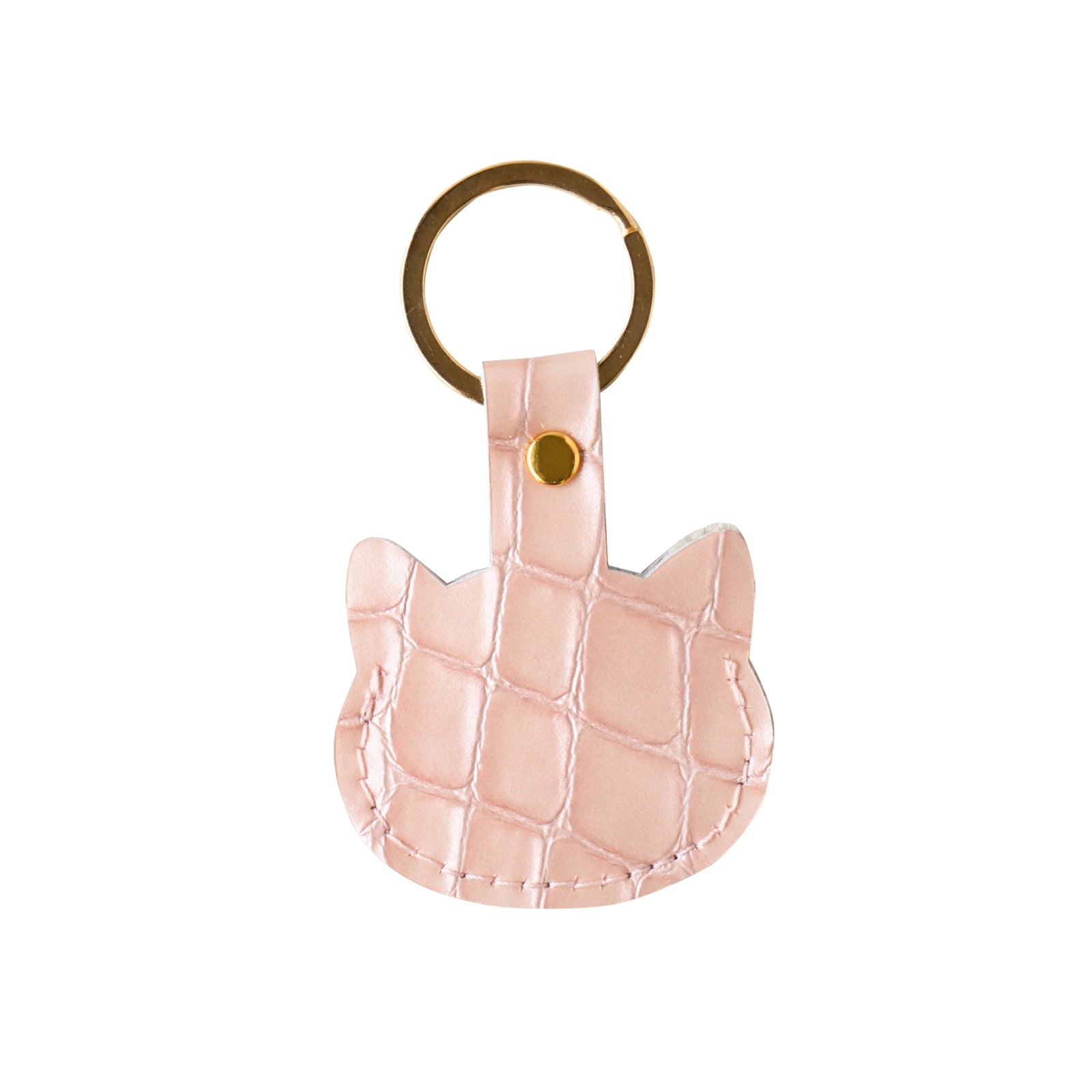 500円玉ホルニャー　クロメールレザー  /  ピーチジュレ
